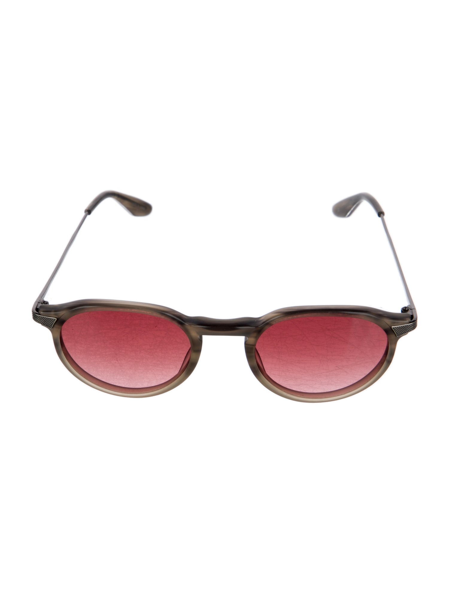 Barton Perreira Round Gradient Sunglasses