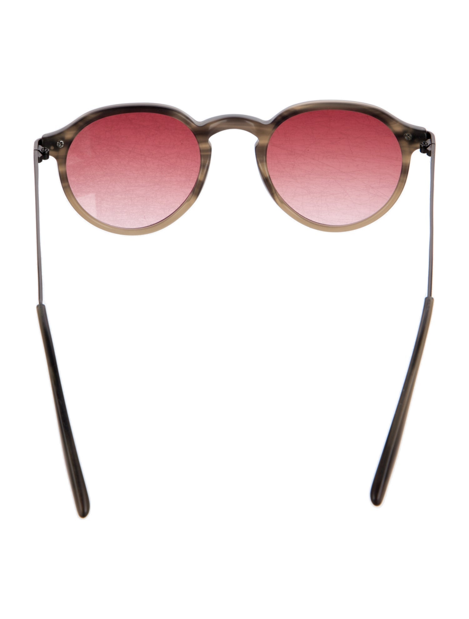 Barton Perreira Round Gradient Sunglasses