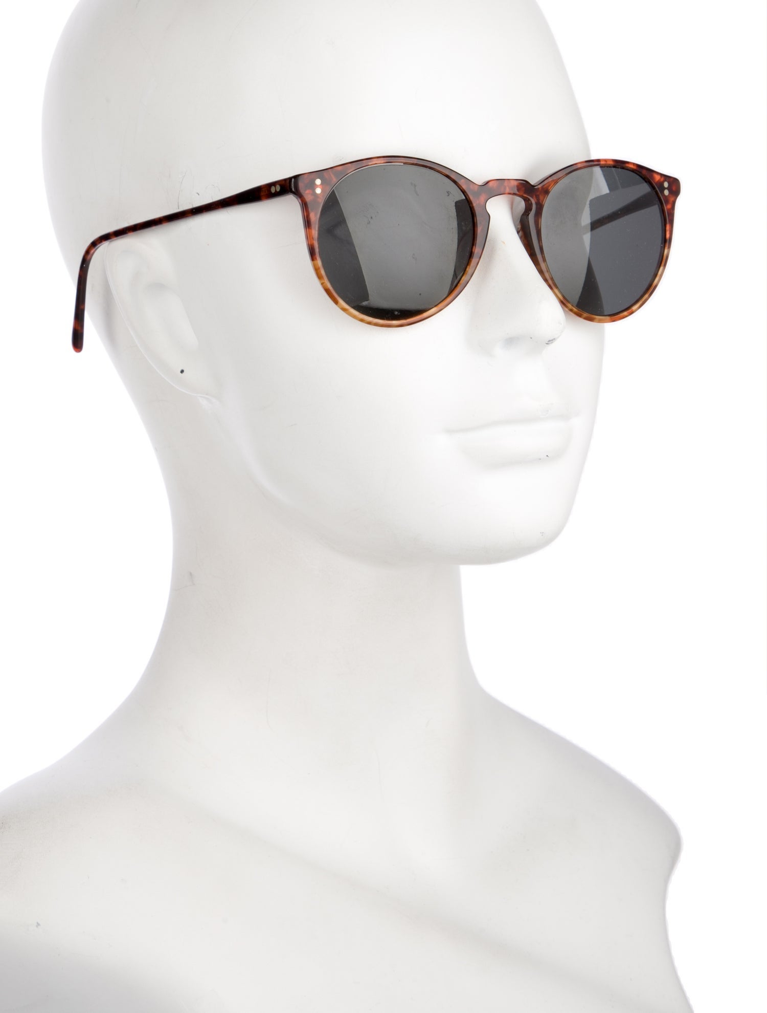 Oliver Peoples Round Tinted Sunglasses