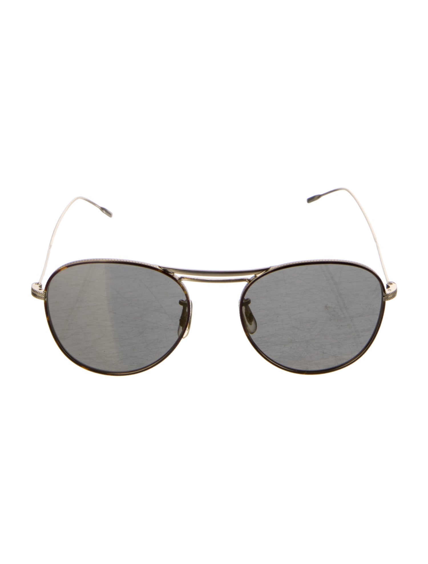 Oliver Peoples Aviator Tinted Sunglasses