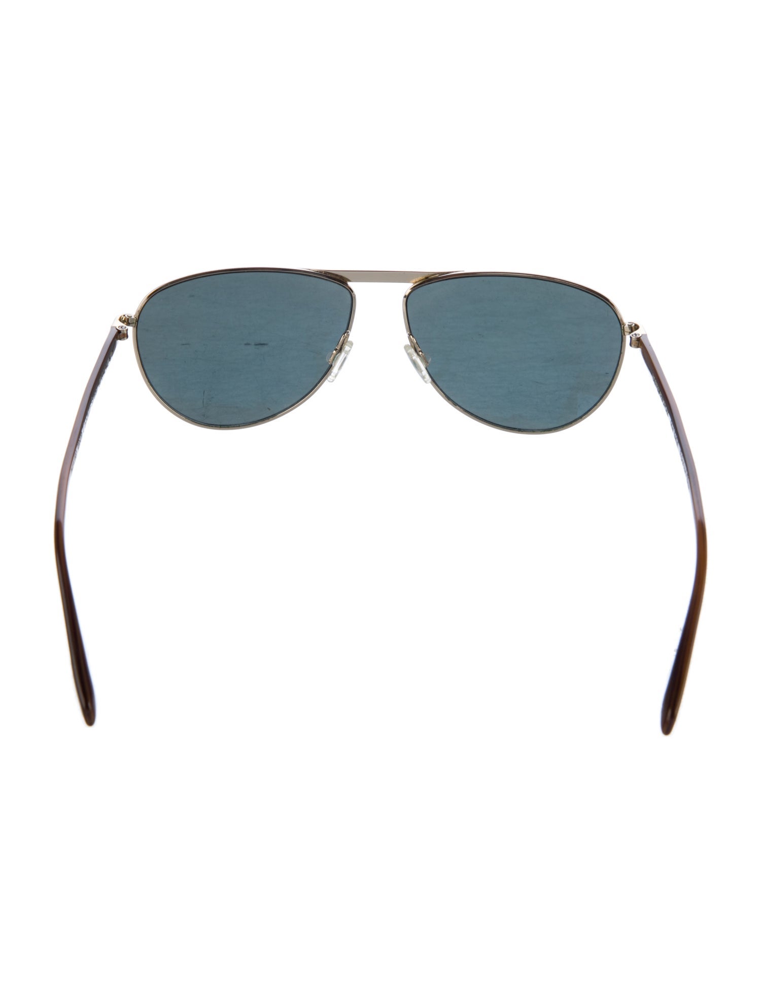 Oliver Peoples x Berluti Aviator Tinted Sunglasses