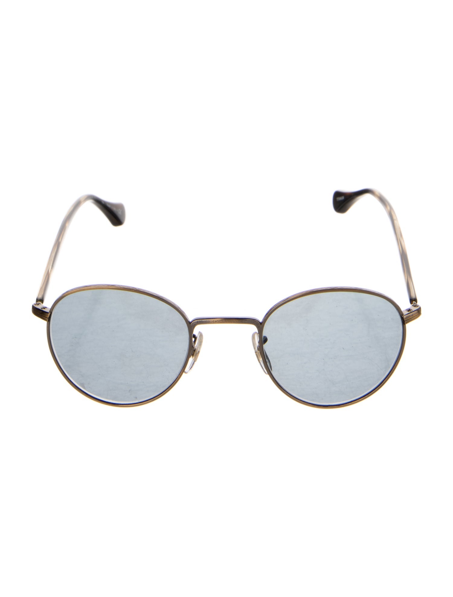 Oliver Peoples Round Mirrored Sunglasses