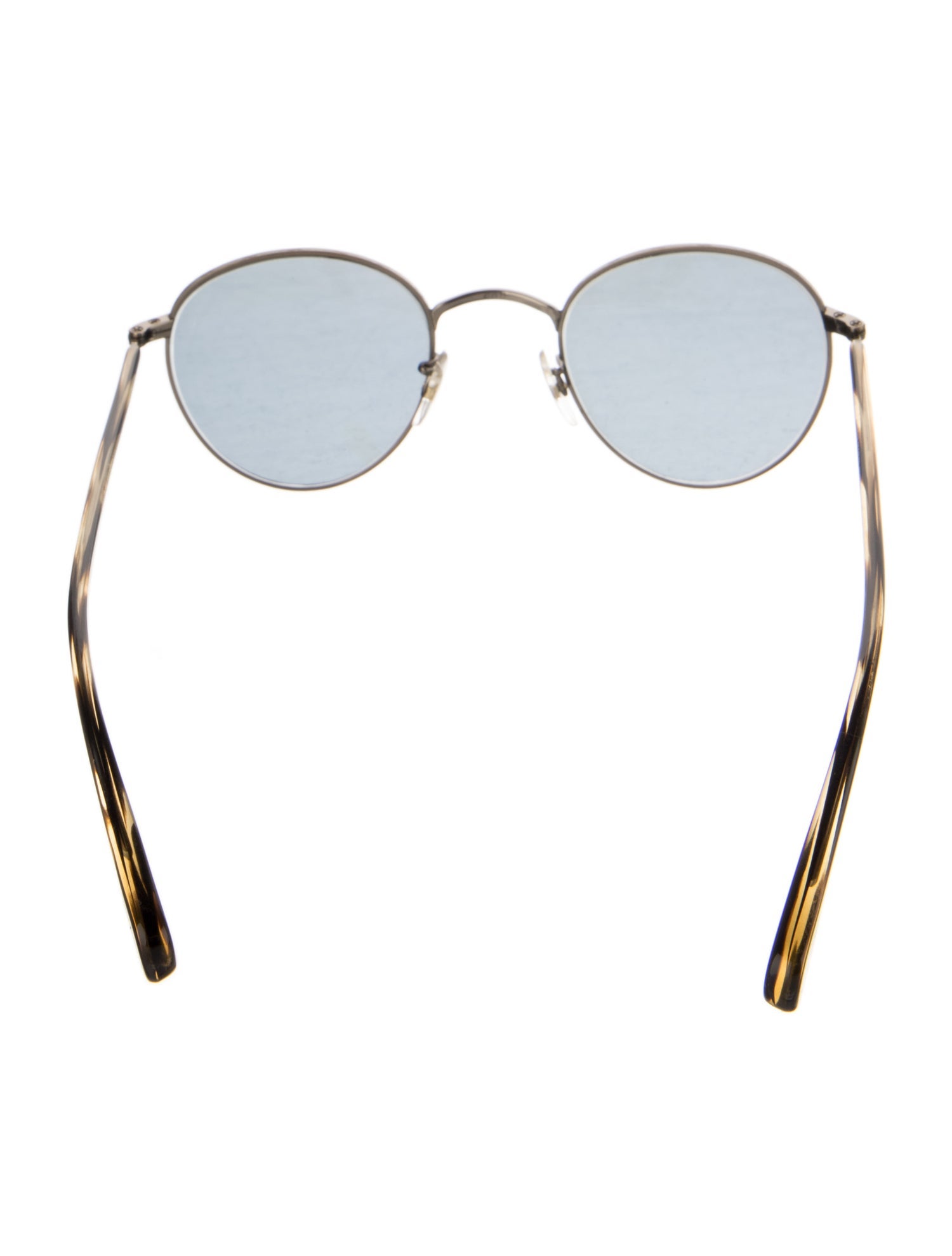 Oliver Peoples Round Mirrored Sunglasses