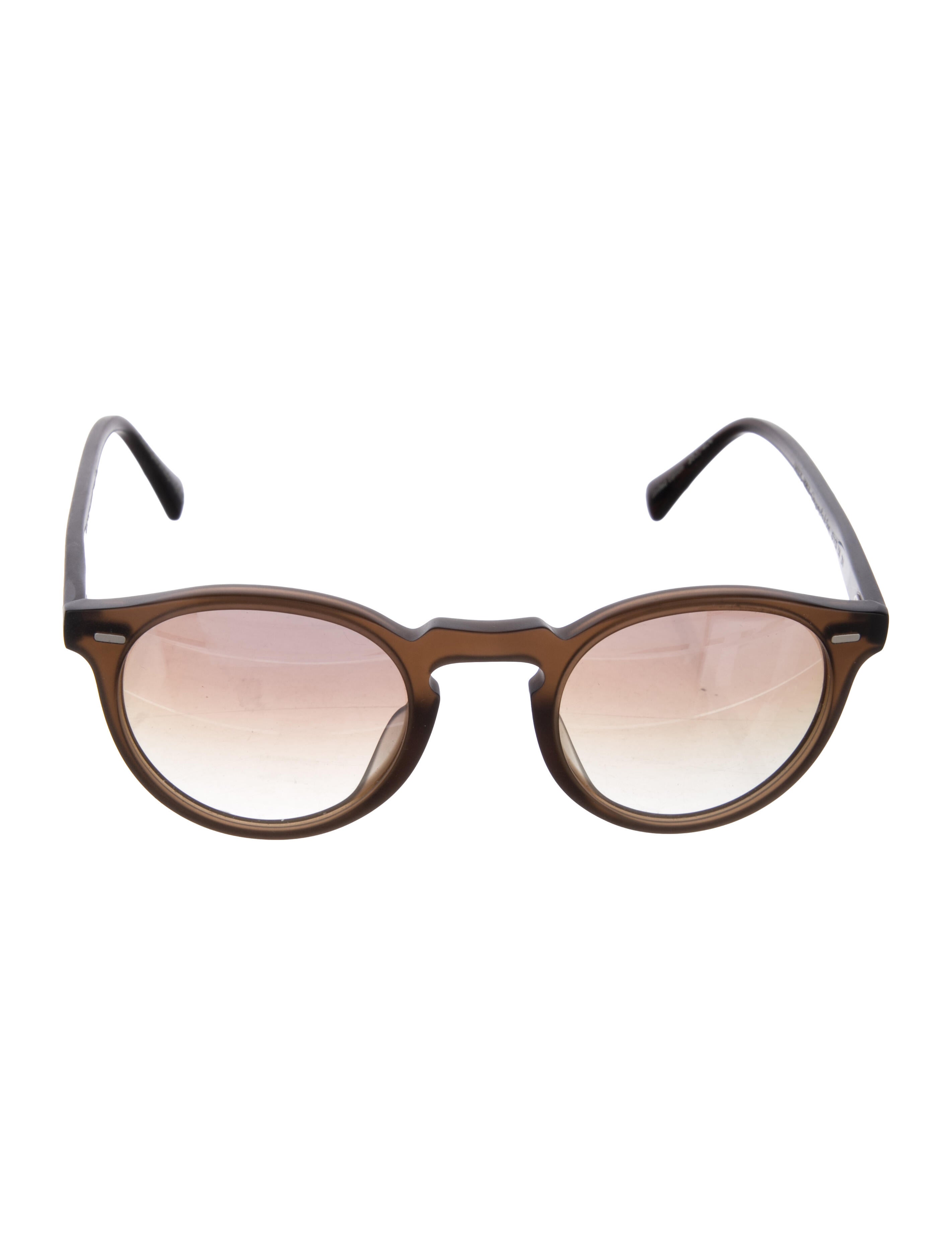 Oliver Peoples Round Tinted Sunglasses