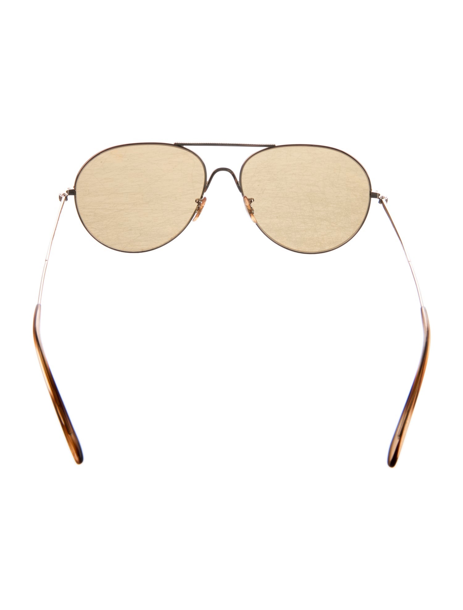 Oliver Peoples Aviator Tinted Sunglasses