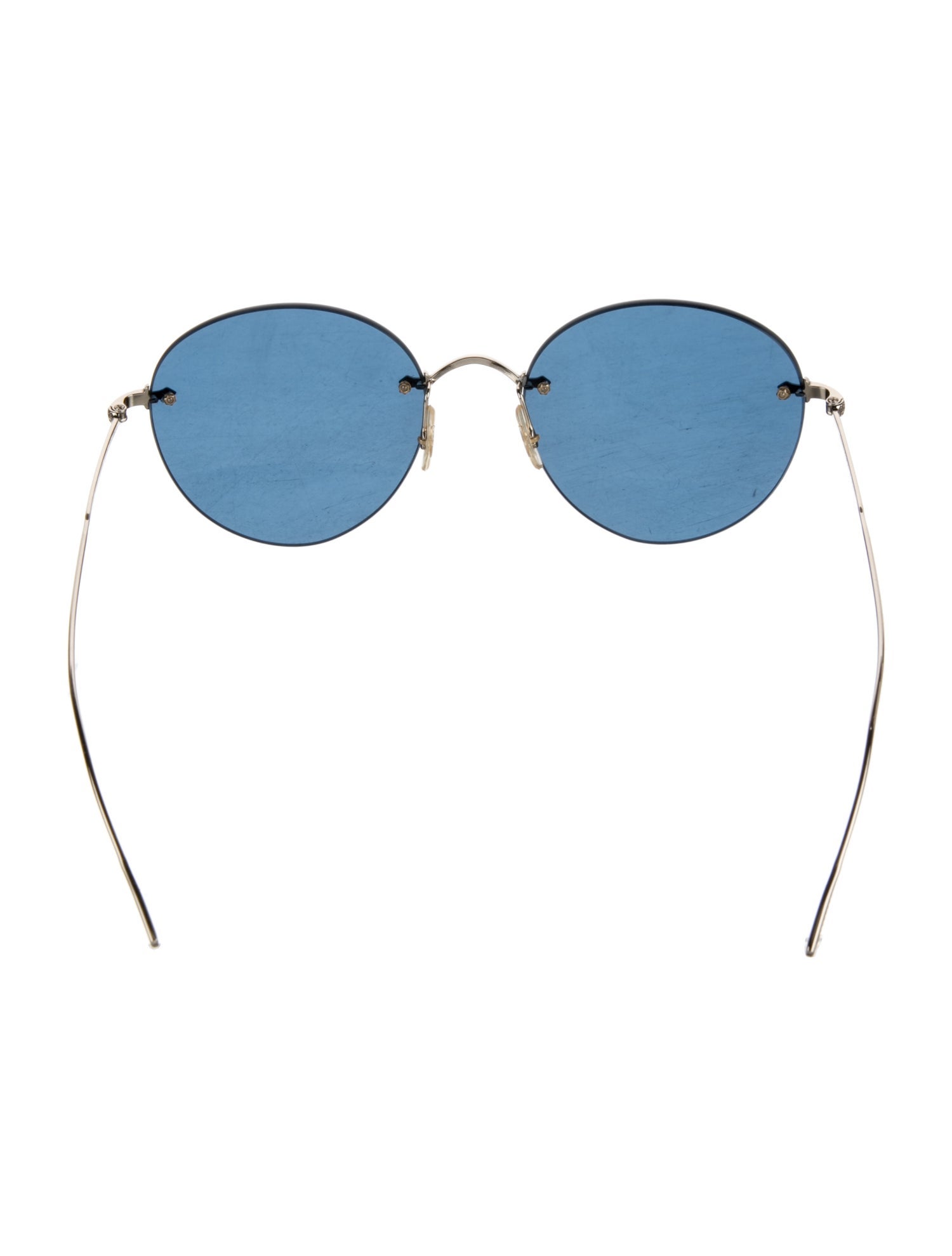 Oliver Peoples Round Tinted Sunglasses