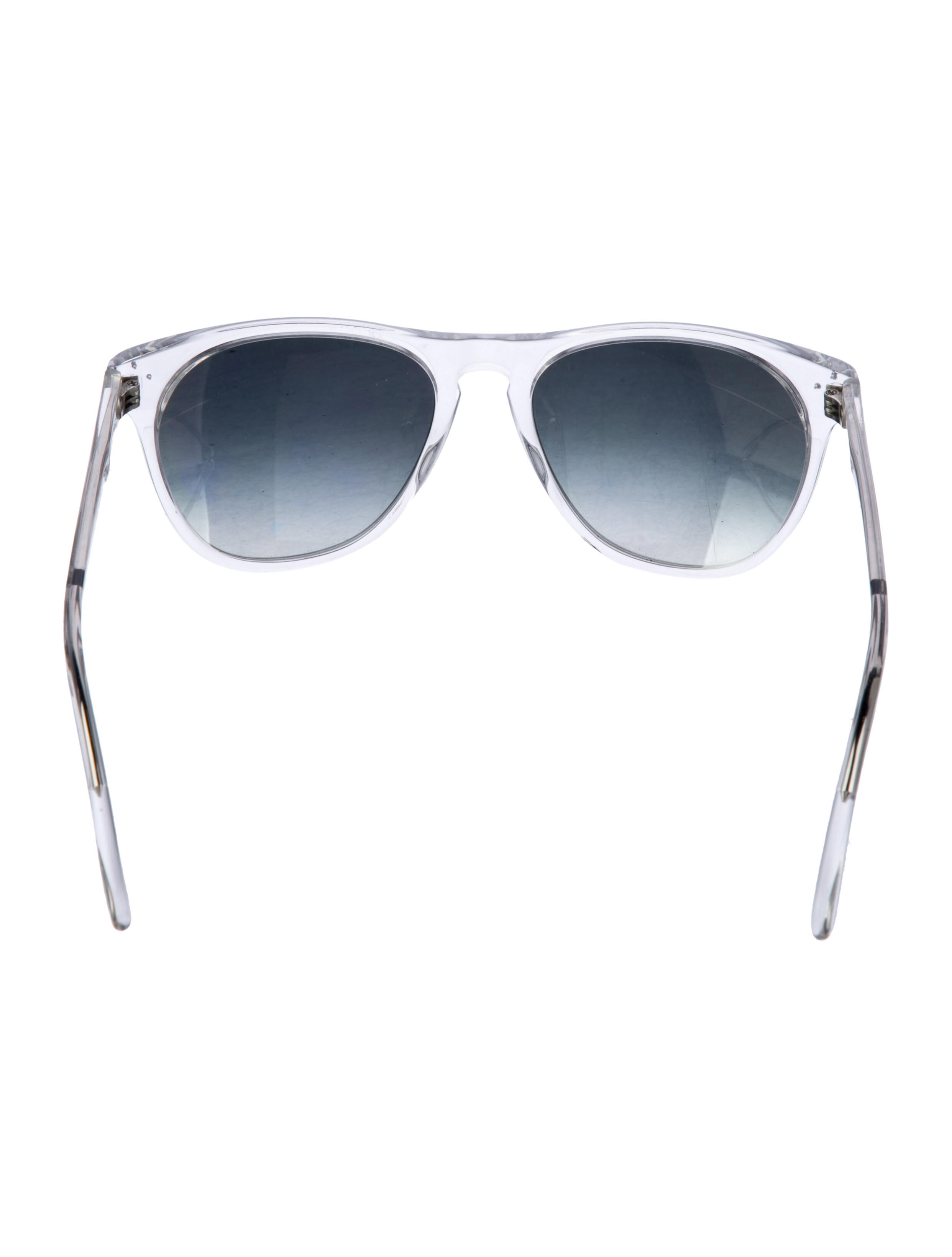 Oliver Peoples Wayfarer Mirrored Sunglasses