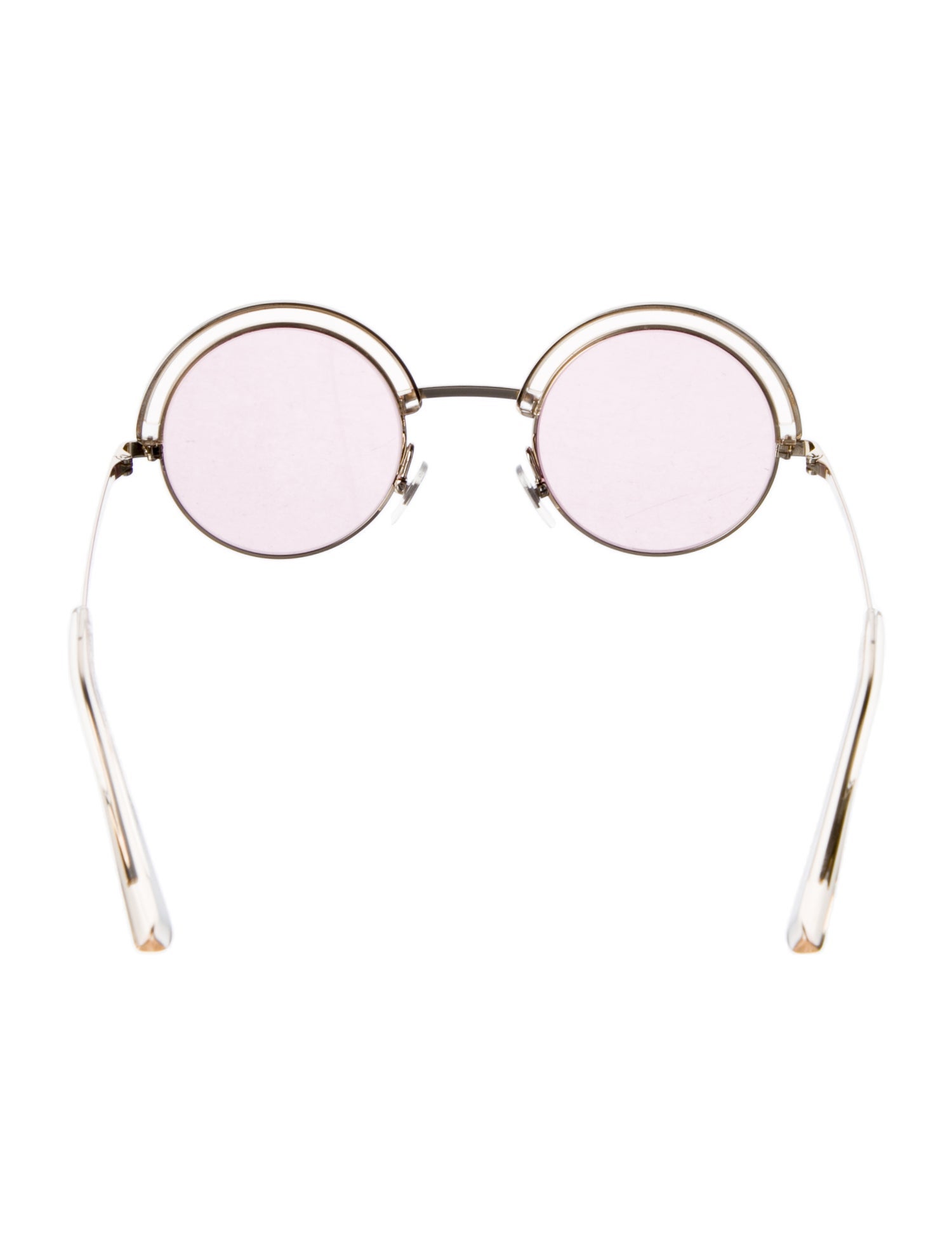 Oliver Peoples pour Alain Mikli Round Tinted Sunglasses