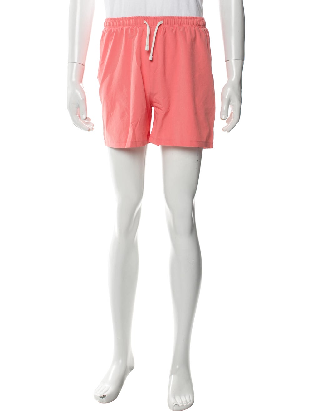 Open Edit Swim Trunks Pink Drawstring Closure - image 1