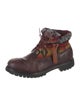 Opening Ceremony x Timberland Leather Printed Lace-Up Boots