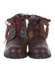 Opening Ceremony x Timberland Leather Printed Lace-Up Boots