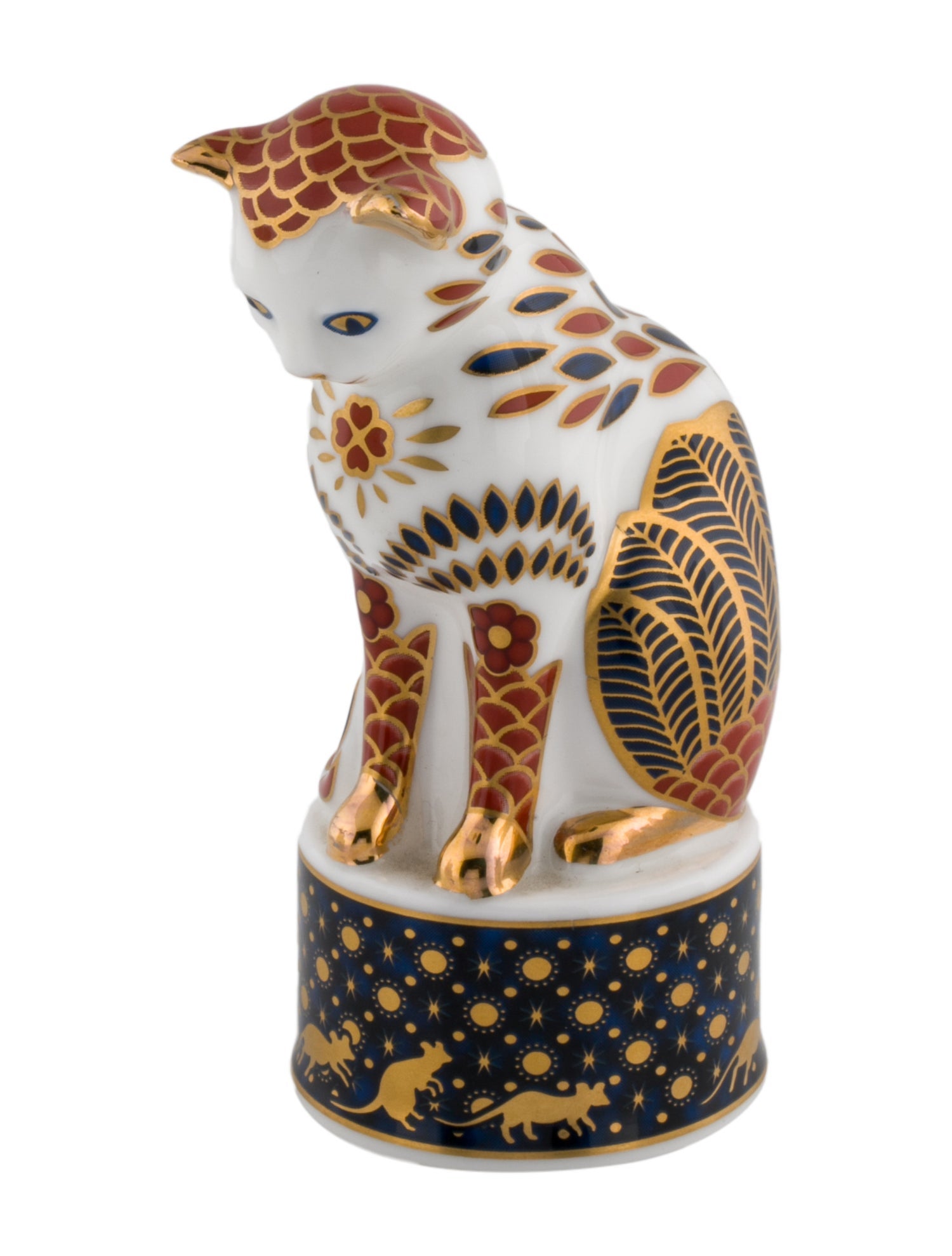 Royal Worcester Nelson Cat Candle Snuffer