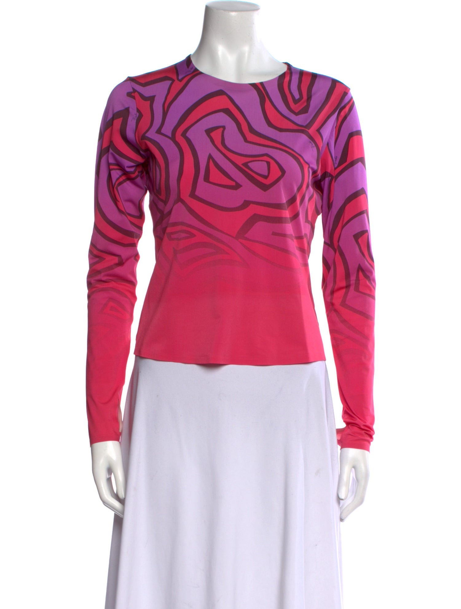 Orlebar Brown x Emilio Pucci Printed Crew Neck Top