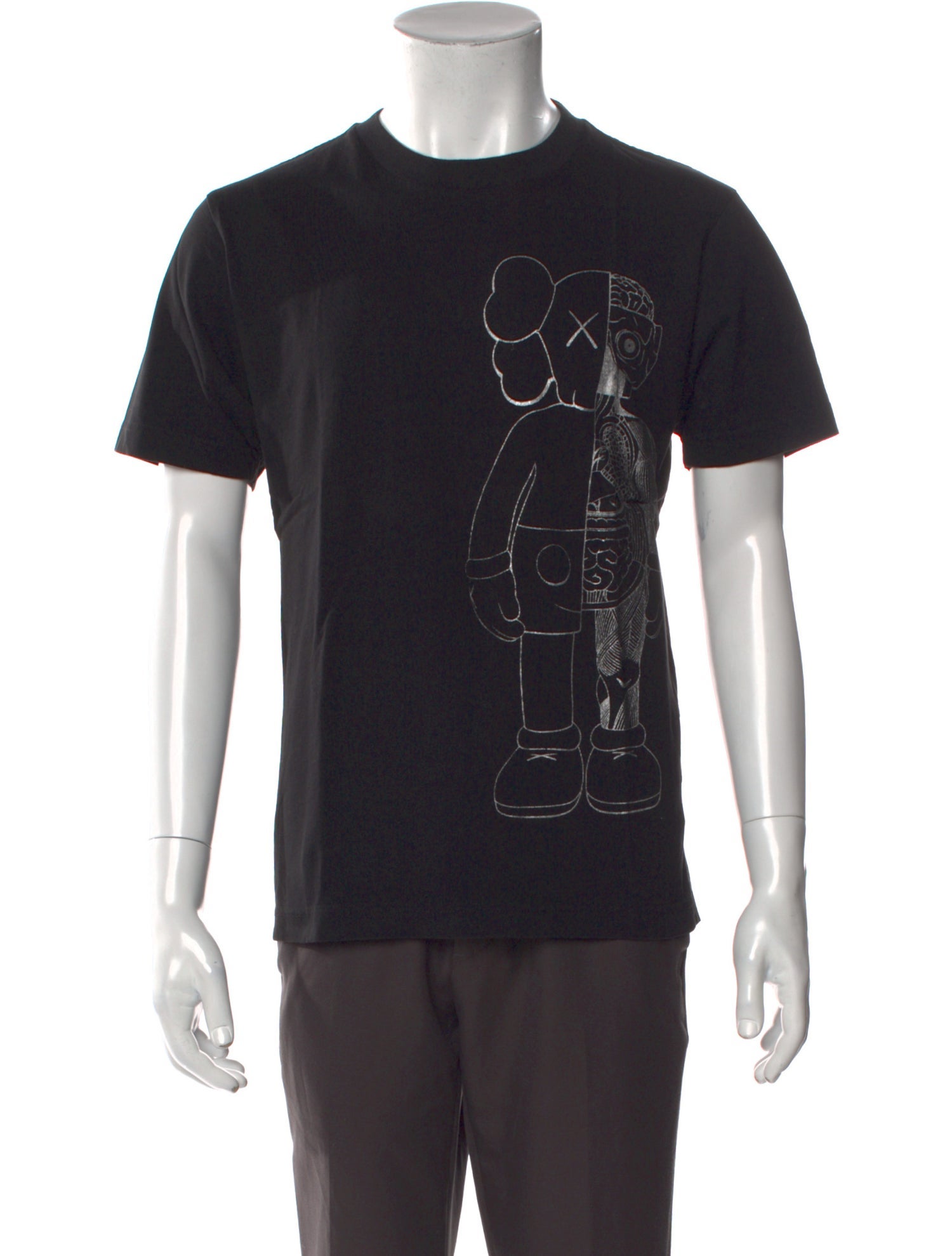 Original Fake Graphic Print Crew Neck T-Shirt