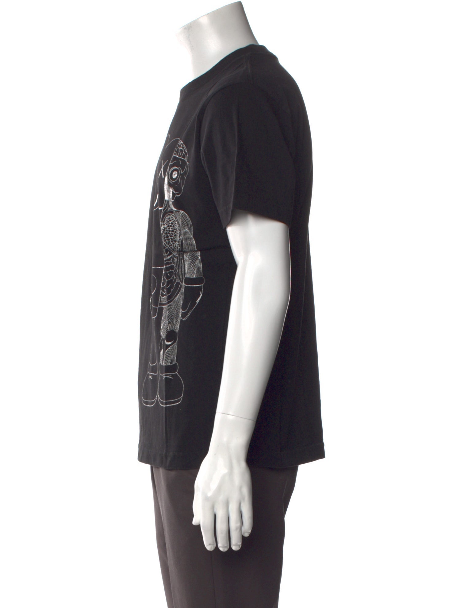 Original Fake Graphic Print Crew Neck T-Shirt