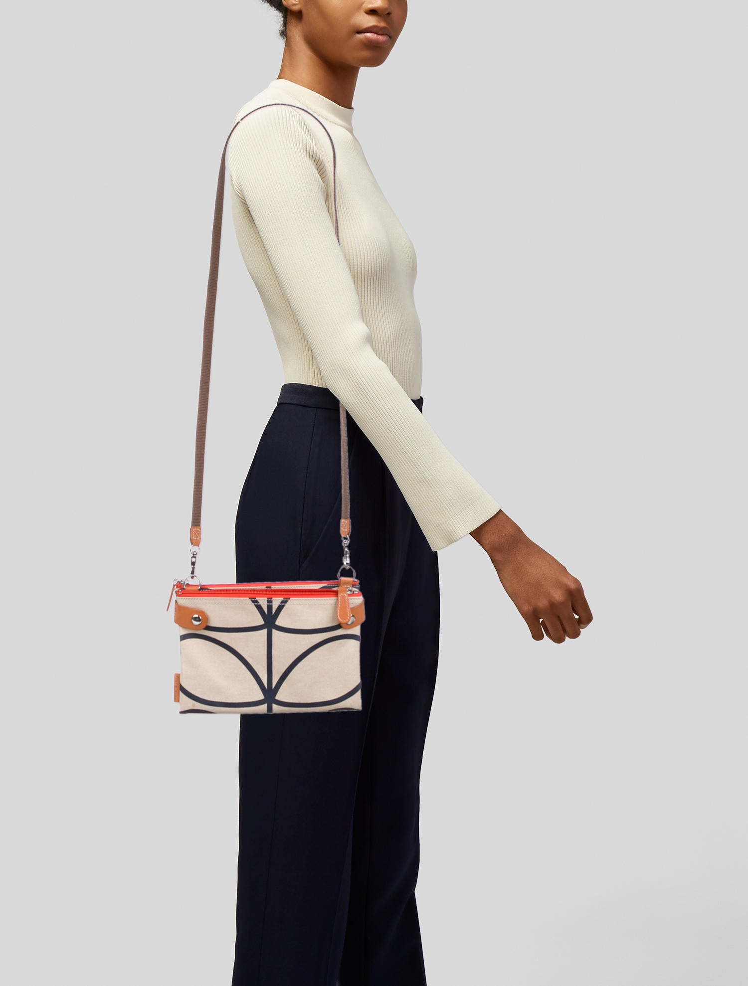 Orla Kiely Woven Crossbody Bag
