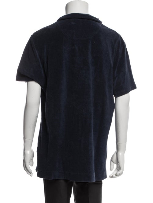 Orlebar Brown V-Neck Short Sleeve Polo Shirt