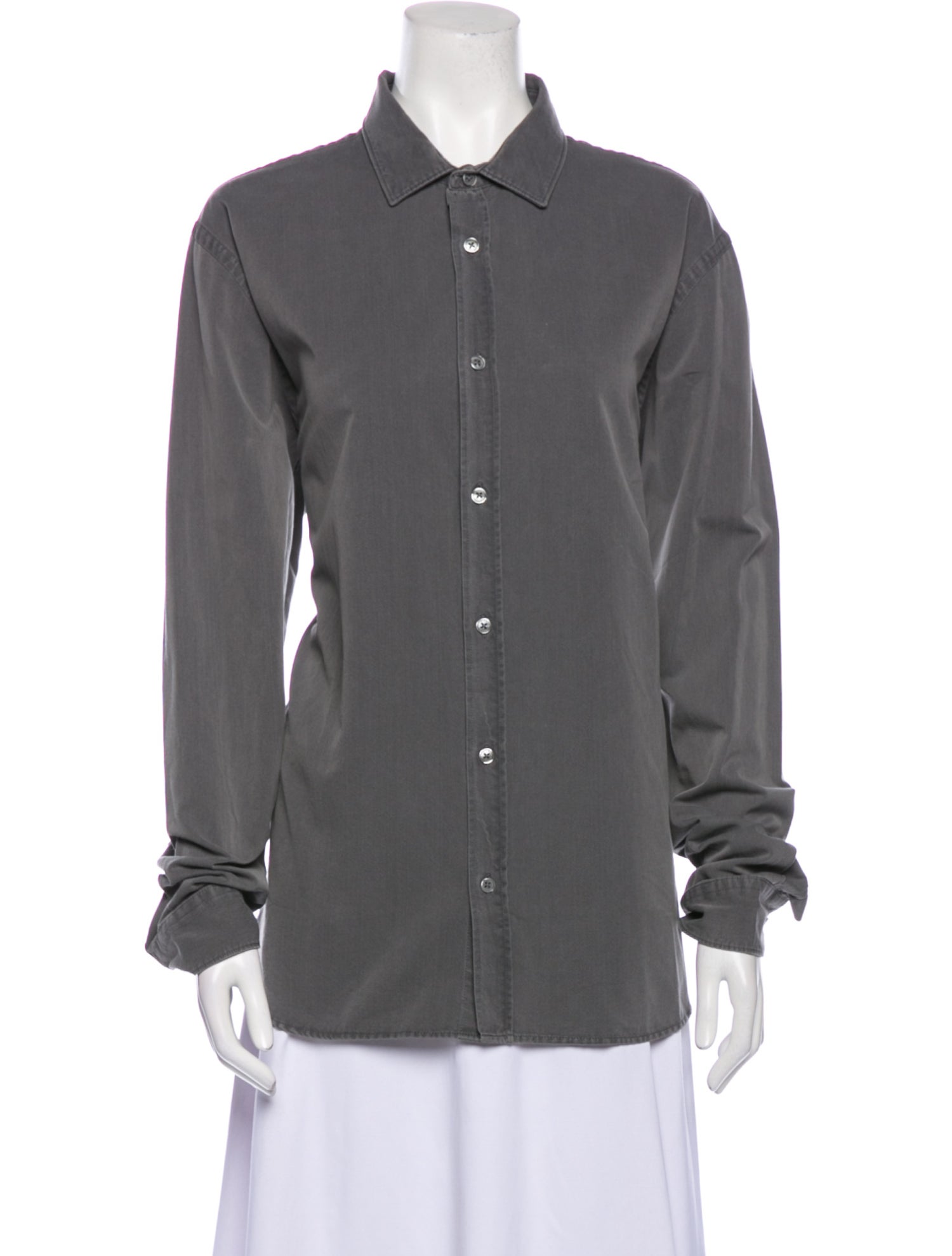 Orlebar Brown Long Sleeve Button-Up Top