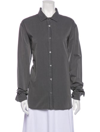 Orlebar Brown Long Sleeve Button-Up Top