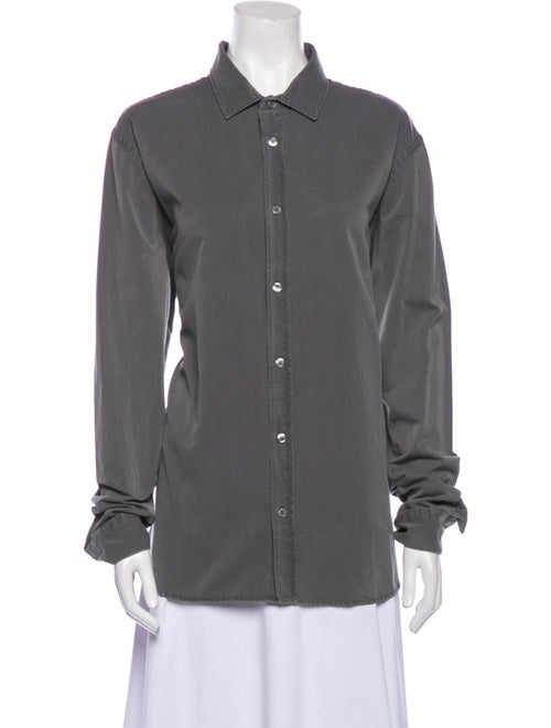 Orlebar Brown Long Sleeve Button-Up Top
