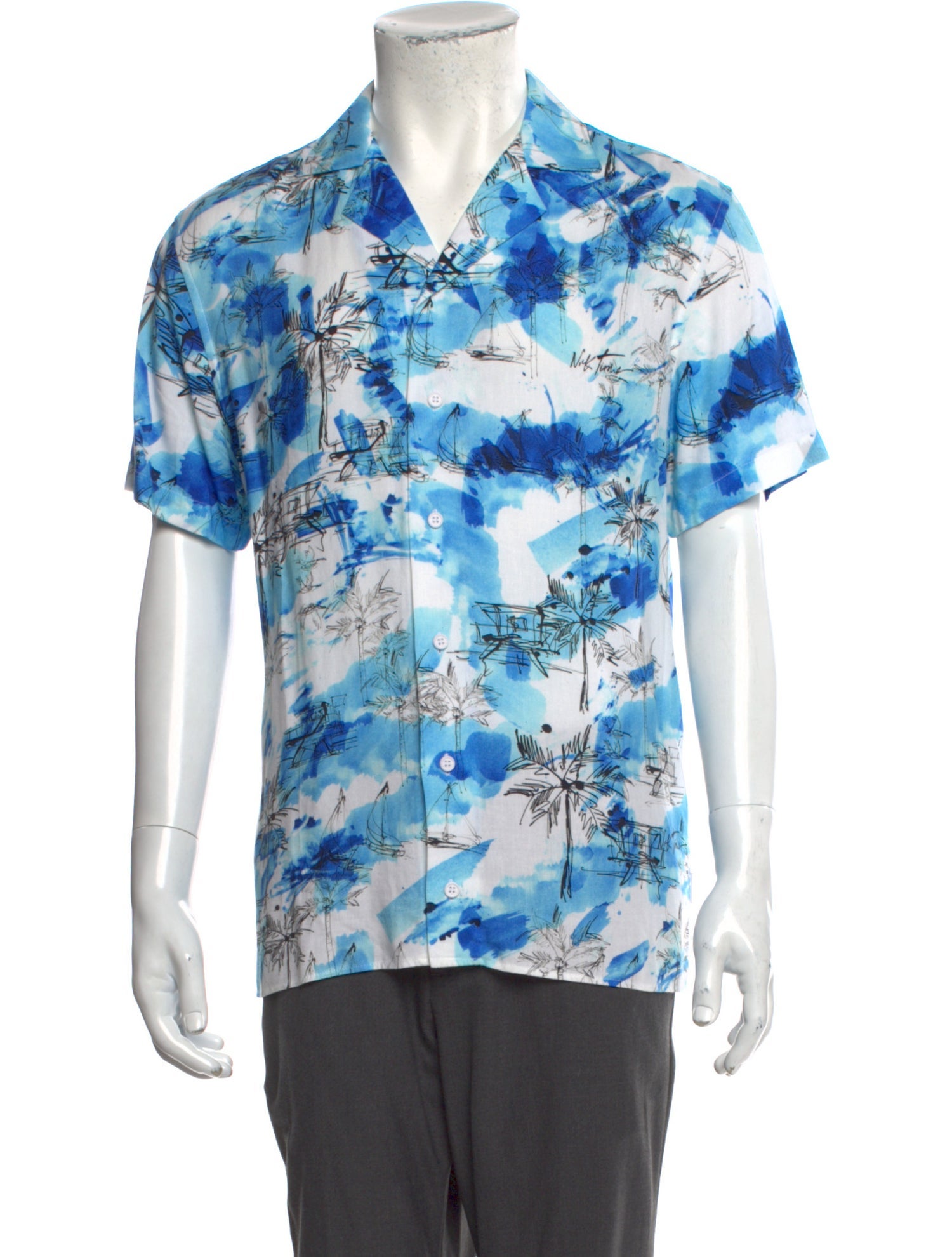 Orlebar Brown Printed Short Sleeve Shirt