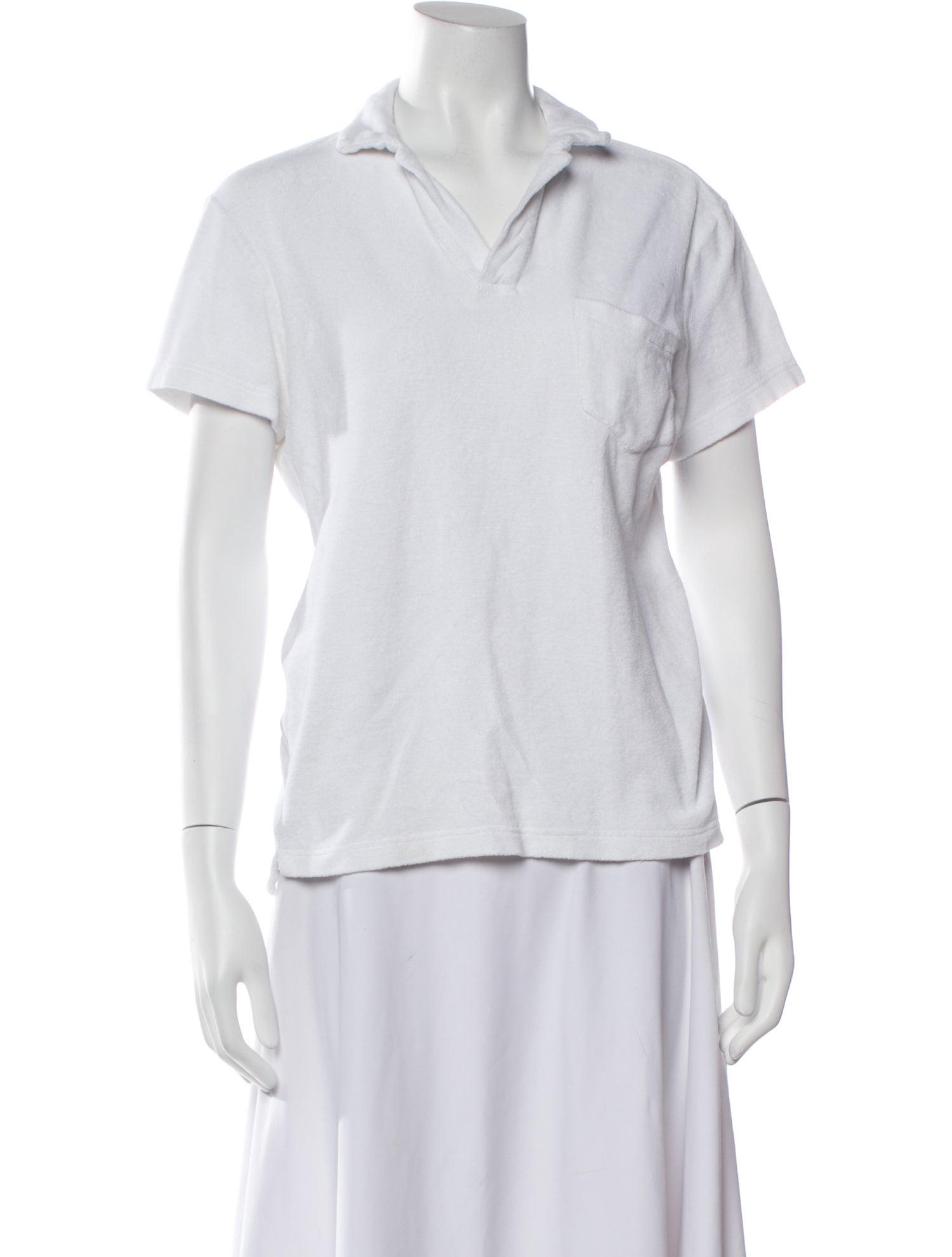 Orlebar Brown V-Neck Short Sleeve Polo