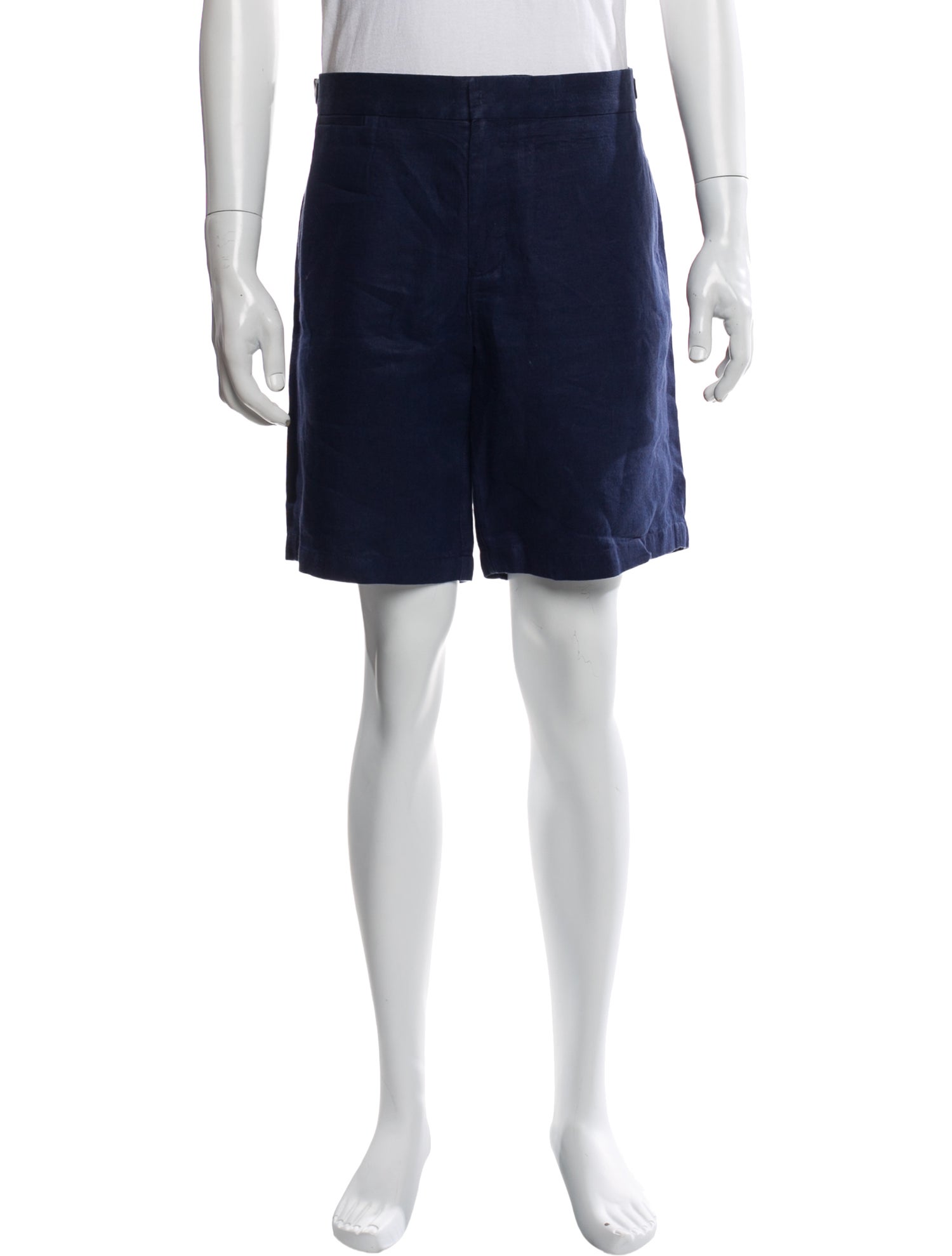 Orlebar Brown Linen Flat Front Shorts