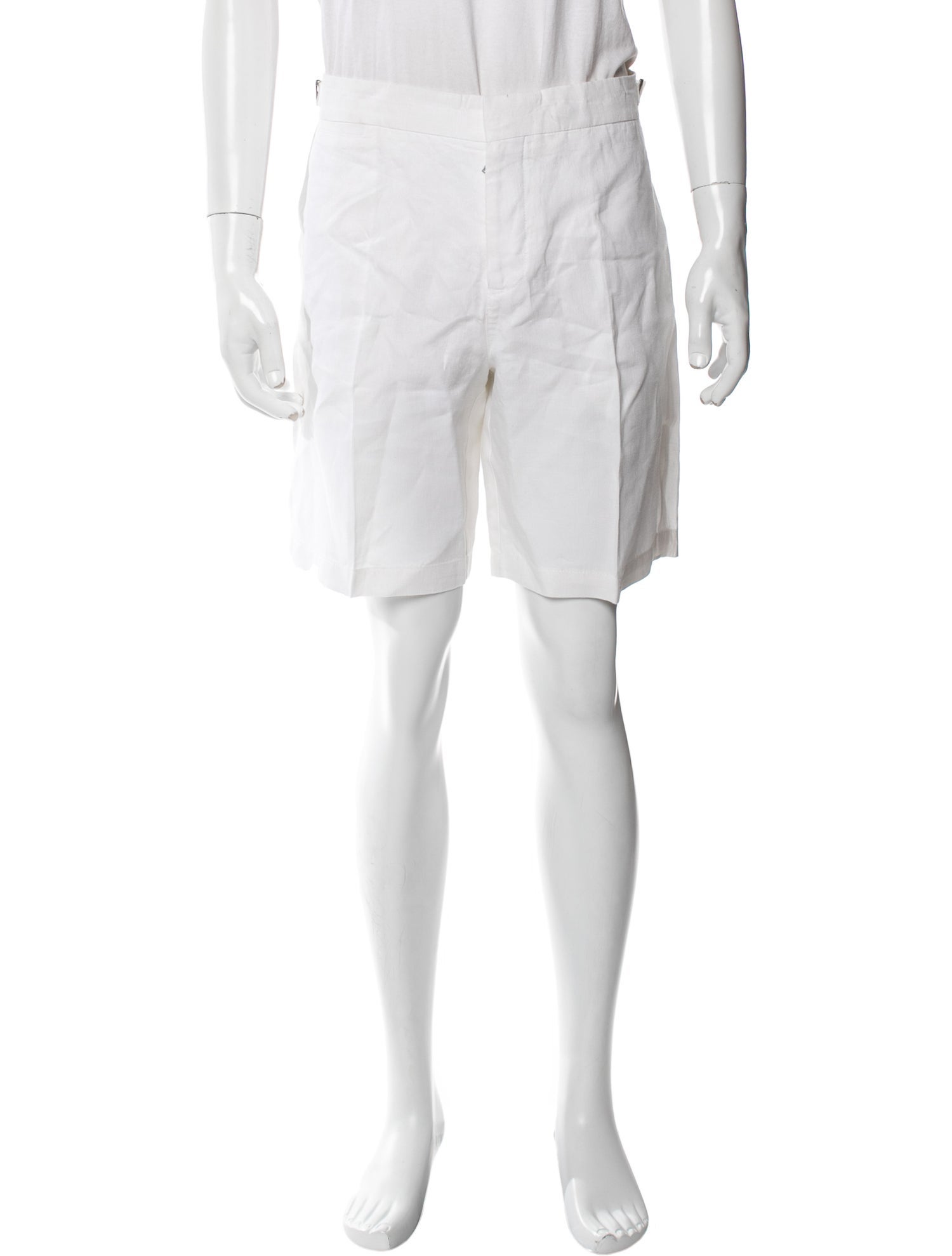 Orlebar Brown Linen Flat Front Shorts