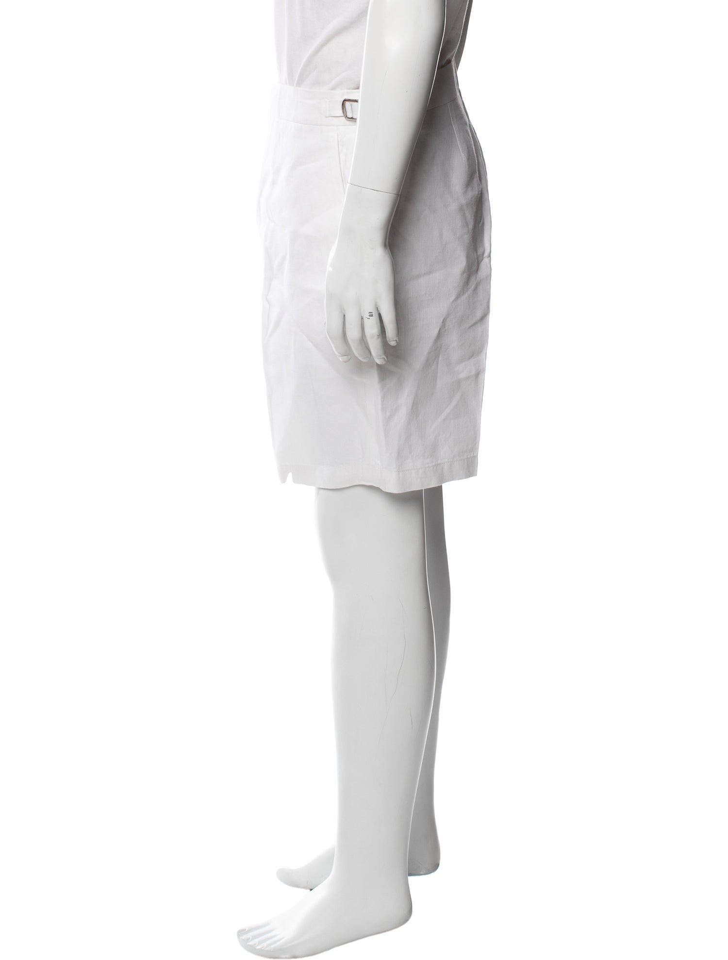 Orlebar Brown Linen Flat Front Shorts