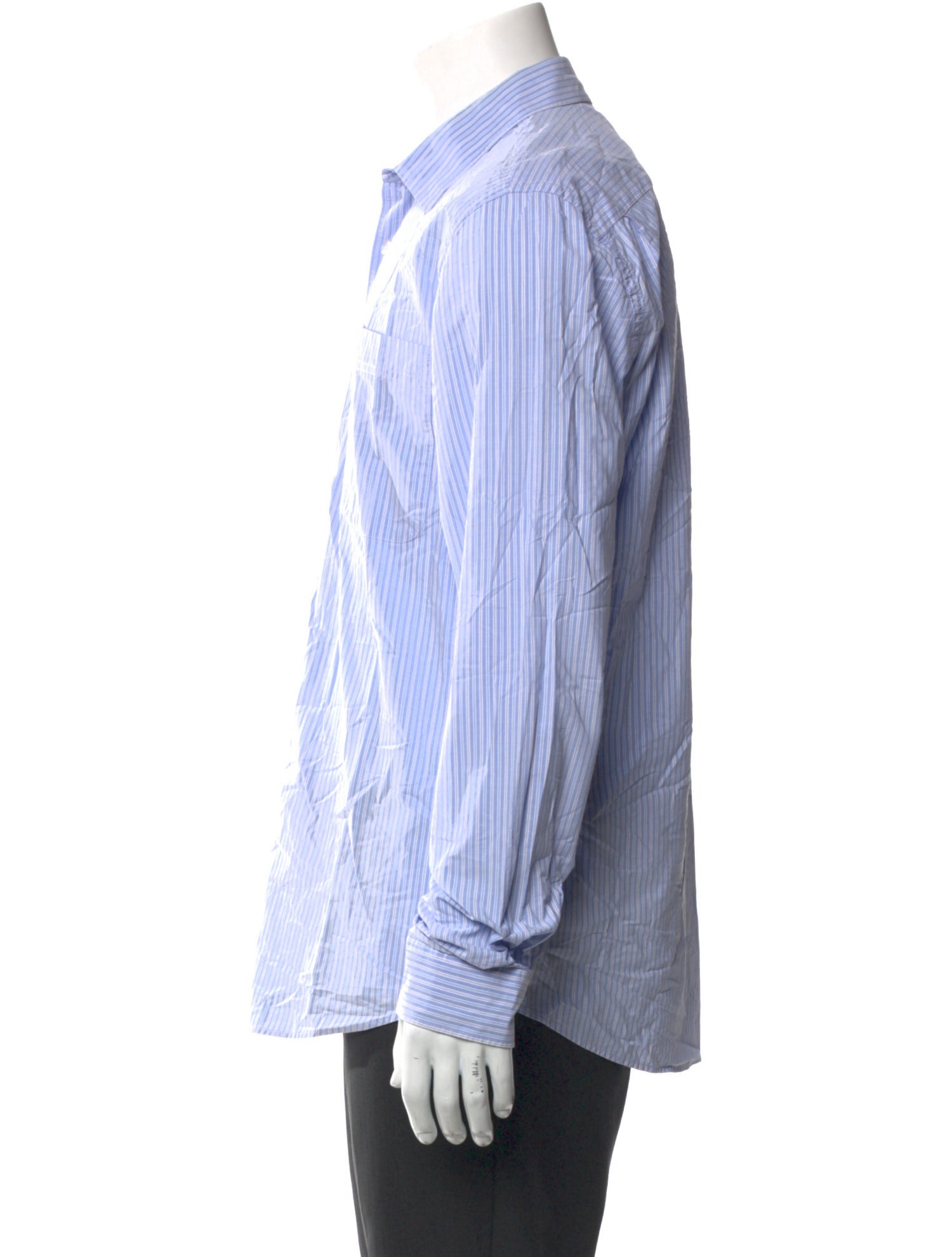 Orlebar Brown Striped Long Sleeve Dress Shirt