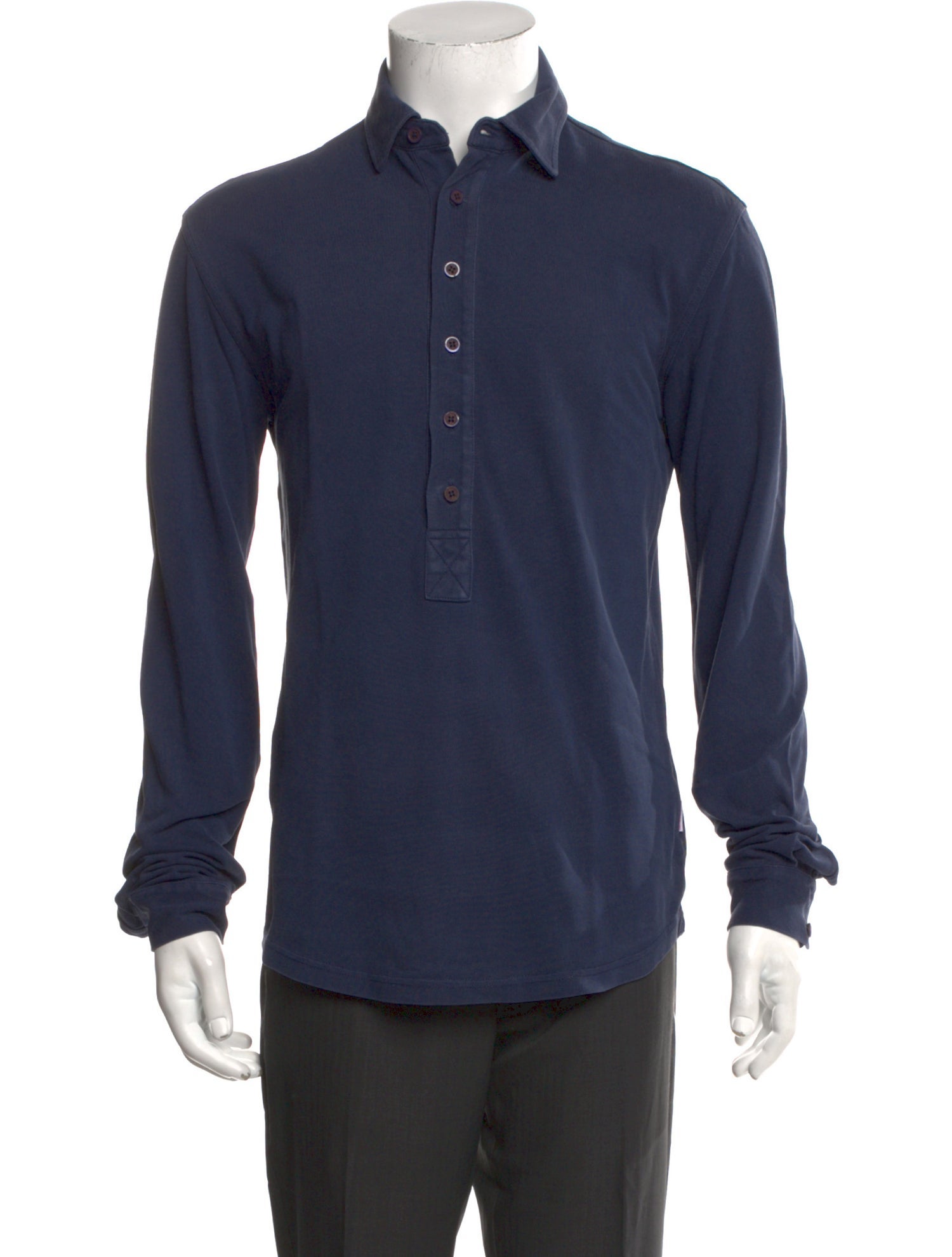 Orlebar Brown Collar Long Sleeve Polo Shirt