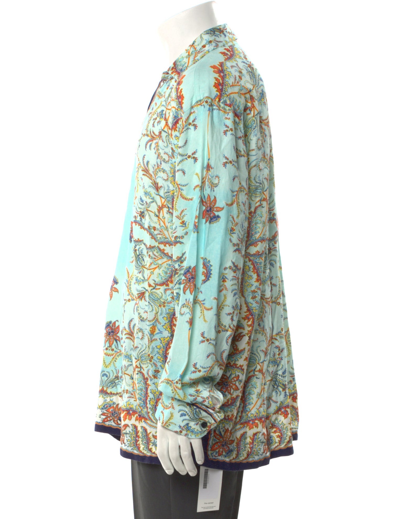 Orlebar Brown Floral Print Long Sleeve Shirt