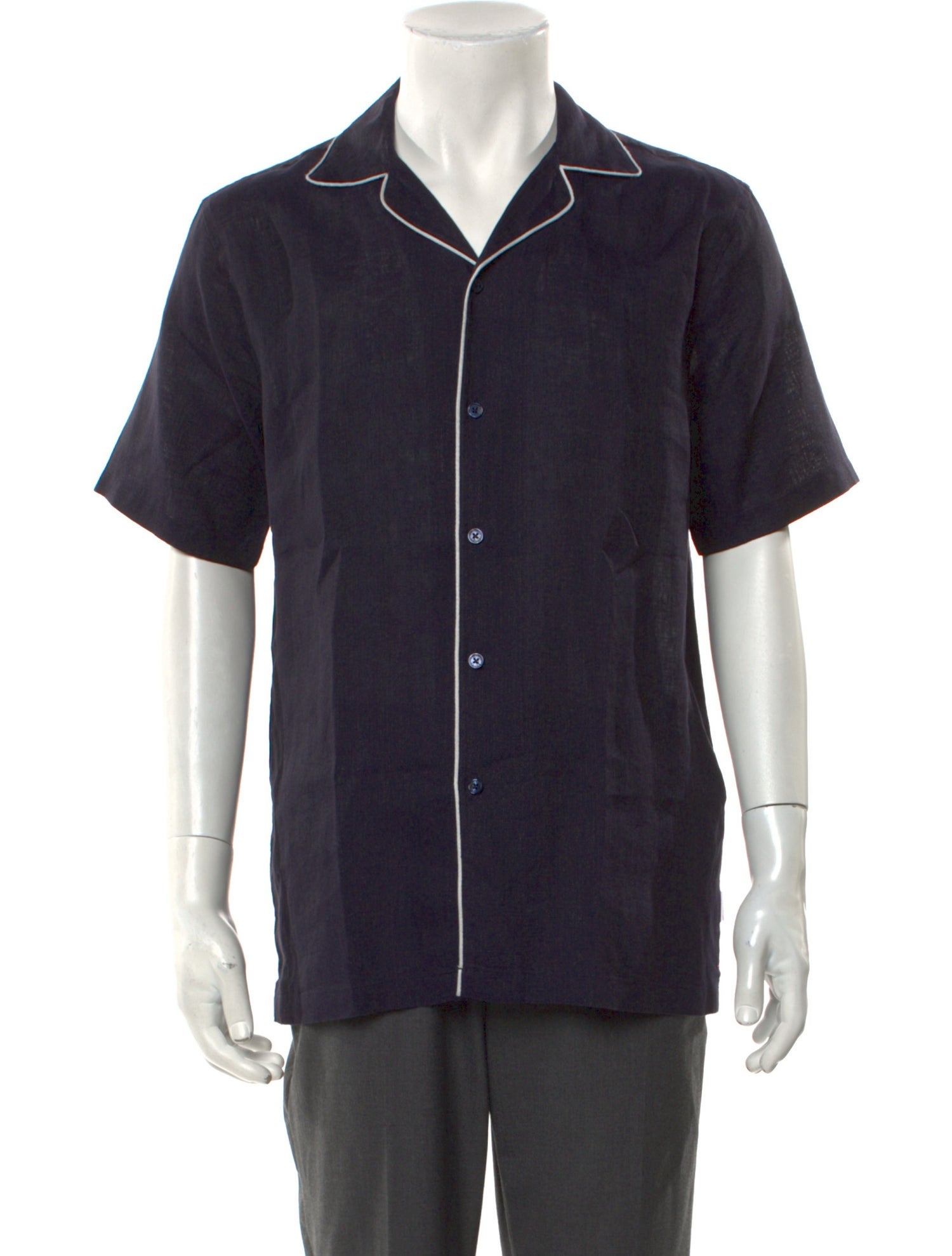 Orlebar Brown Linen Short Sleeve Shirt