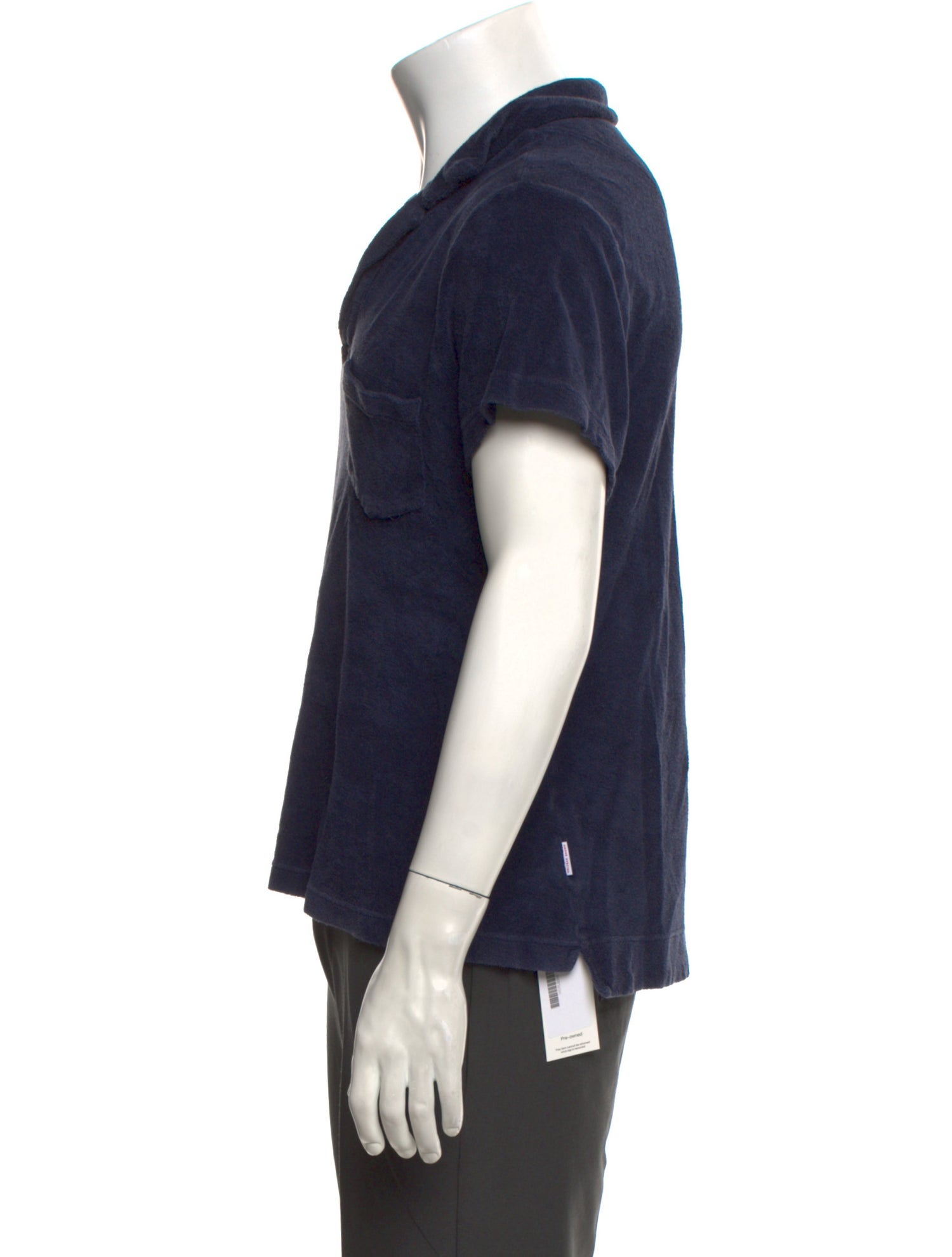 Orlebar Brown V-Neck Short Sleeve Polo Shirt