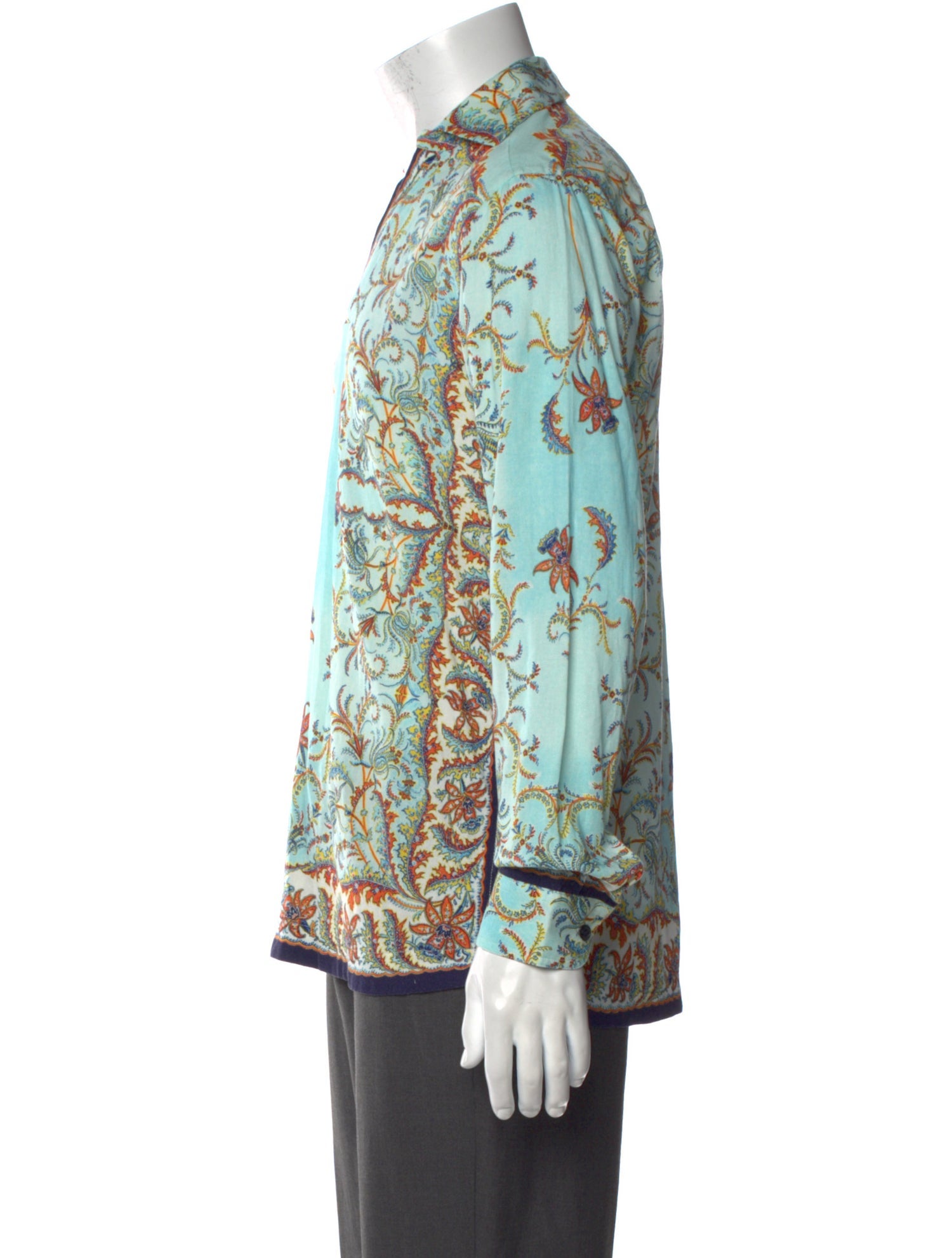 Orlebar Brown Floral Print Long Sleeve Shirt