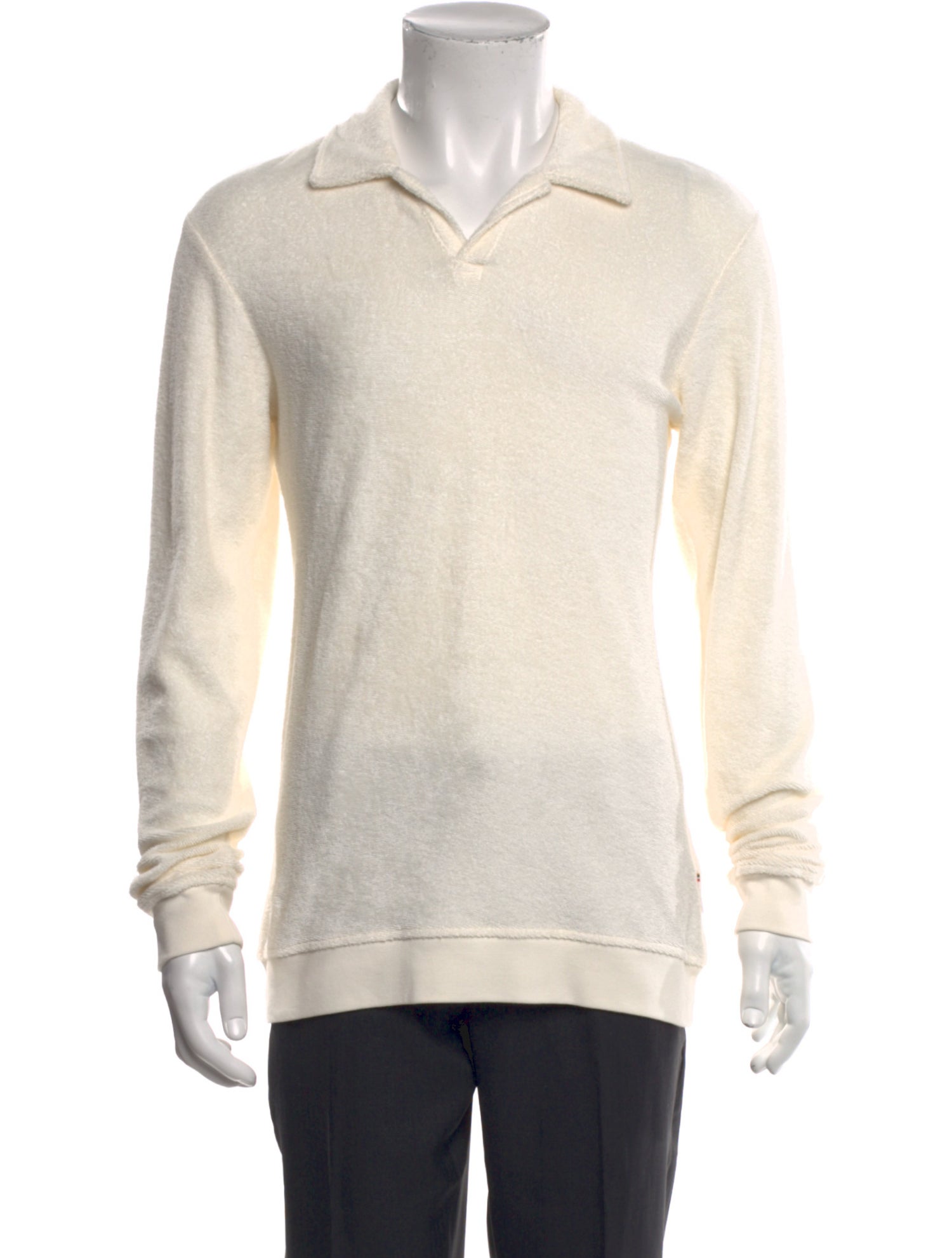 Orlebar Brown Collar Long Sleeve Polo Sweater