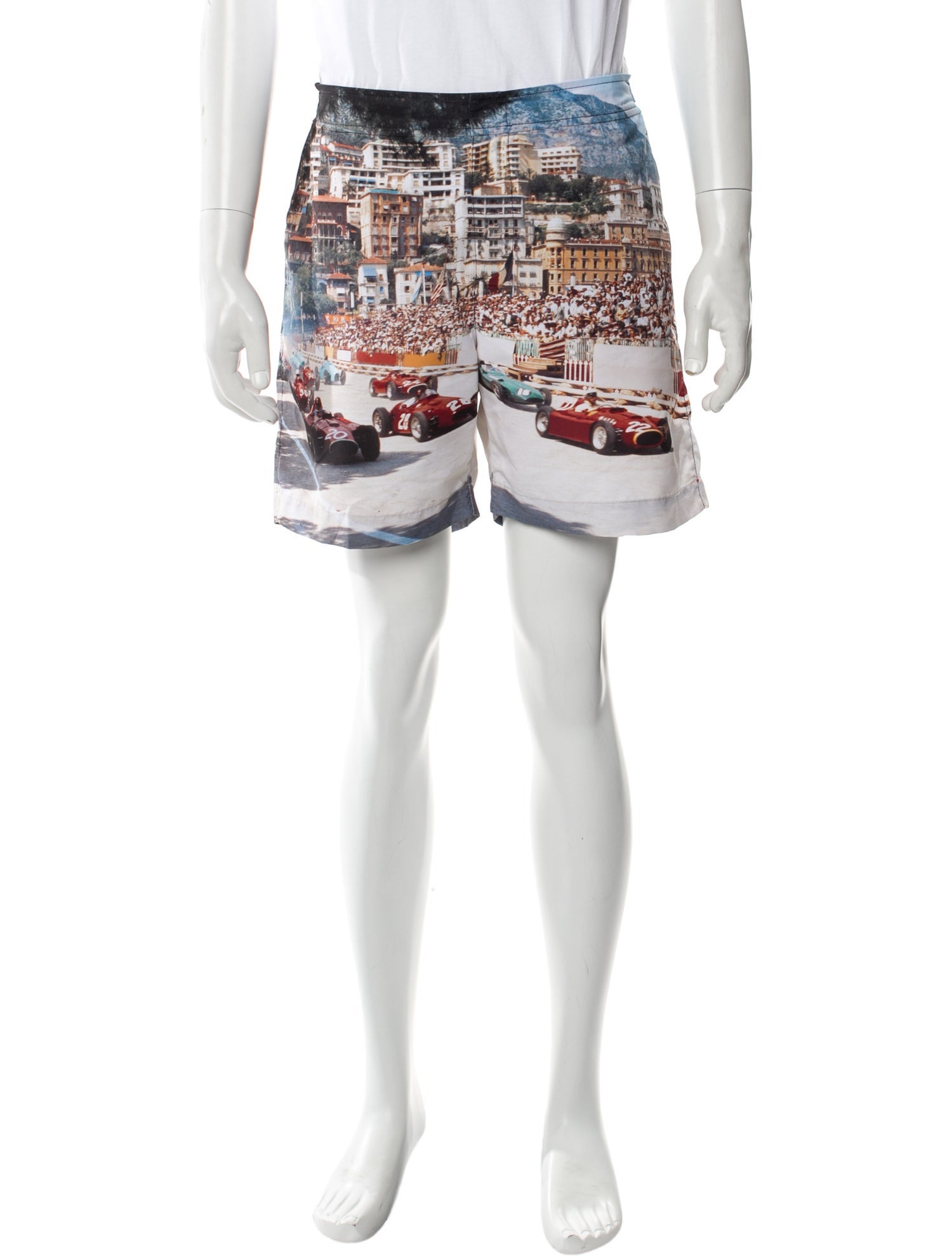 Orlebar Brown Graphic Print Athletic Shorts w/ Tags