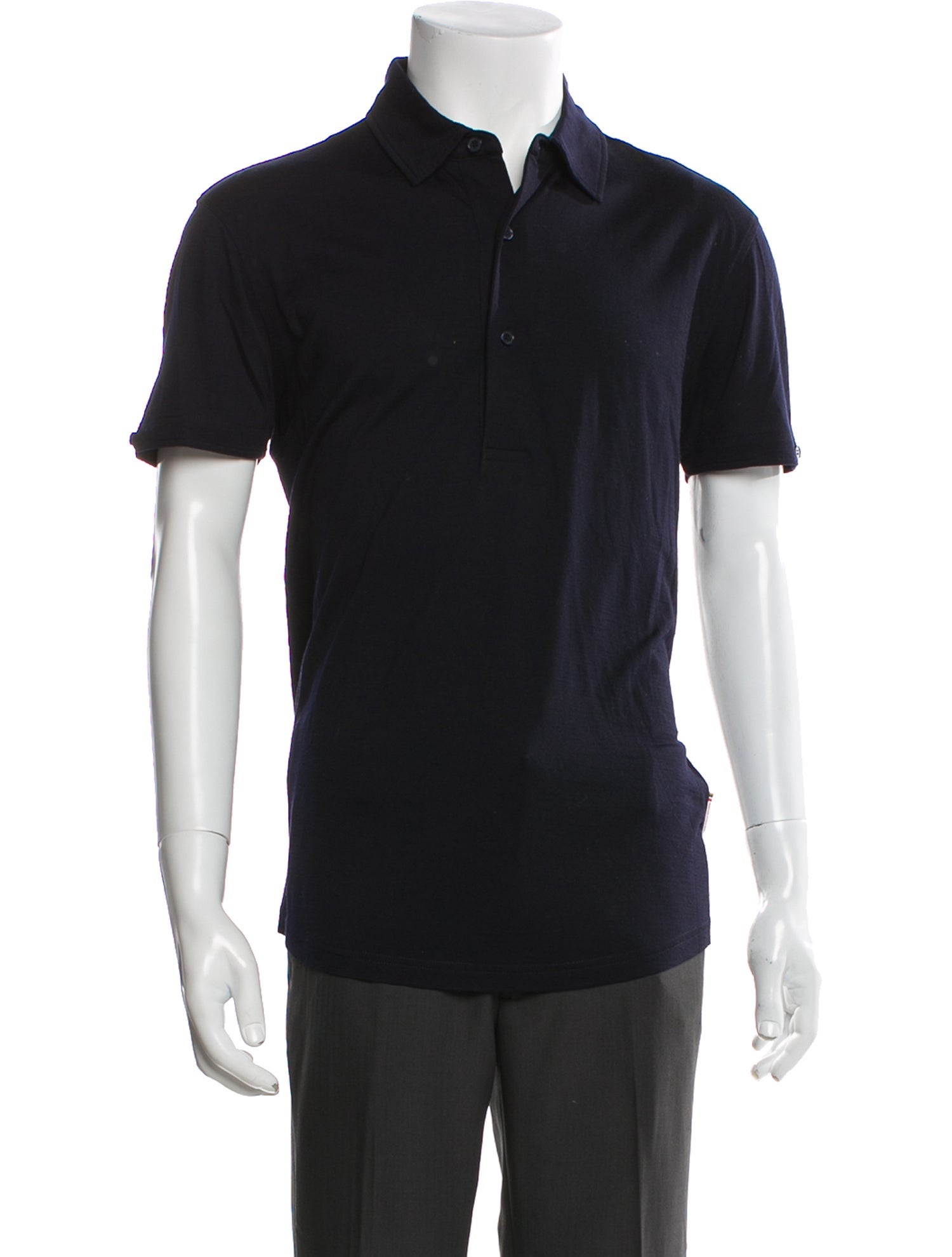 Orlebar Brown Wool Crew Neck Polo Shirt