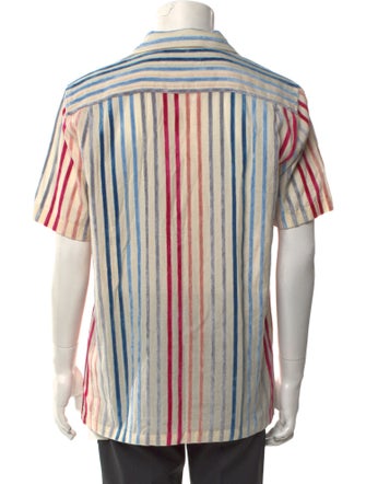 Orlebar Brown Striped Short Sleeve Shirt