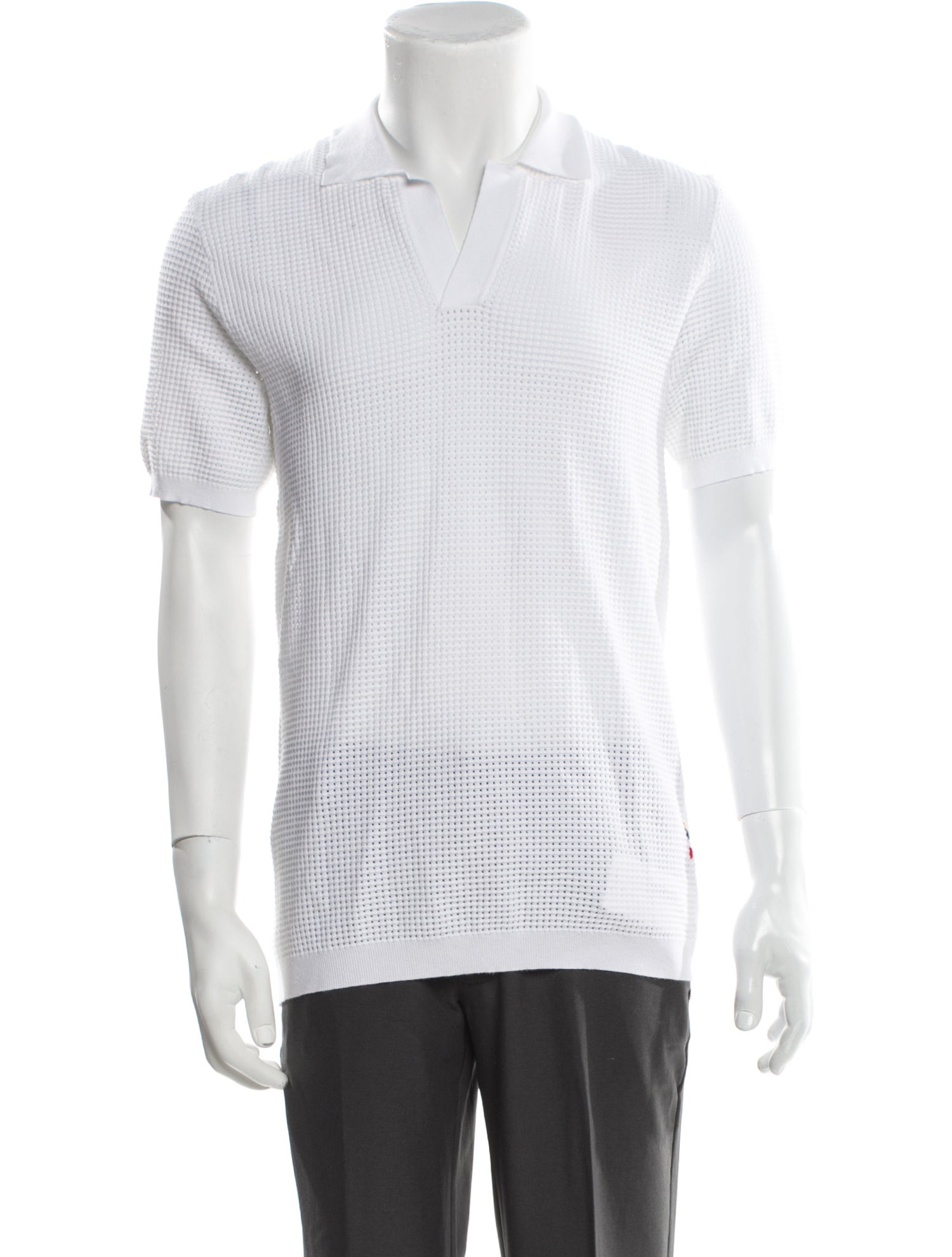 Orlebar Brown V-Neck Short Sleeve Polo Shirt