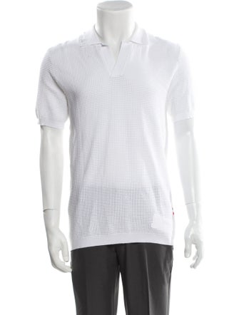 Orlebar Brown V-Neck Short Sleeve Polo Shirt