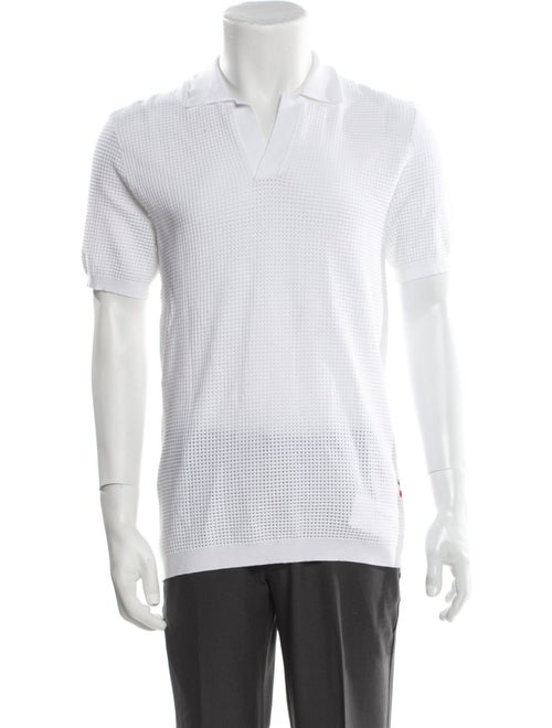 Orlebar Brown V-Neck Short Sleeve Polo Shirt