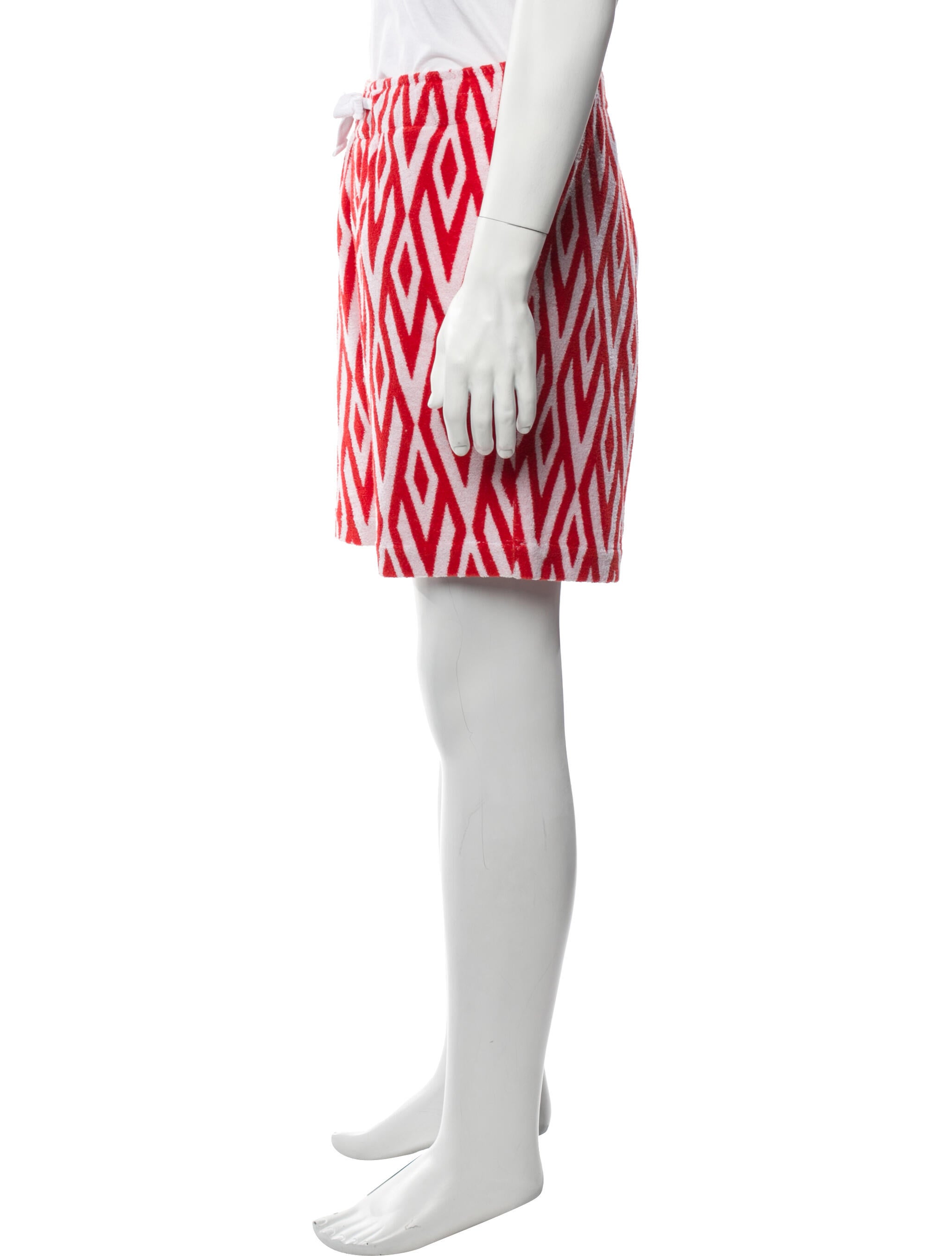 Orlebar Brown Printed Flat Front Shorts