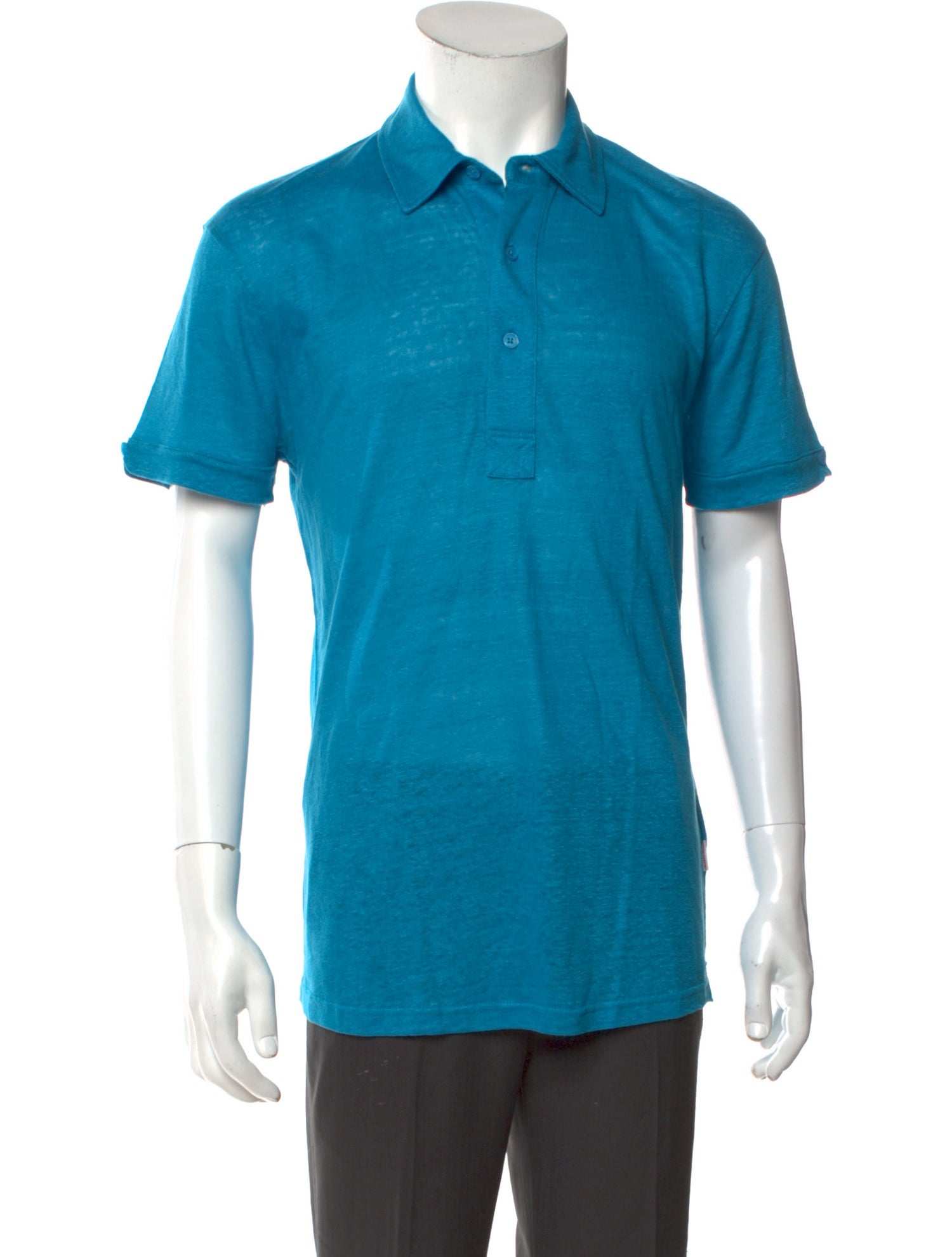 Orlebar Brown Linen Collar Polo Shirt