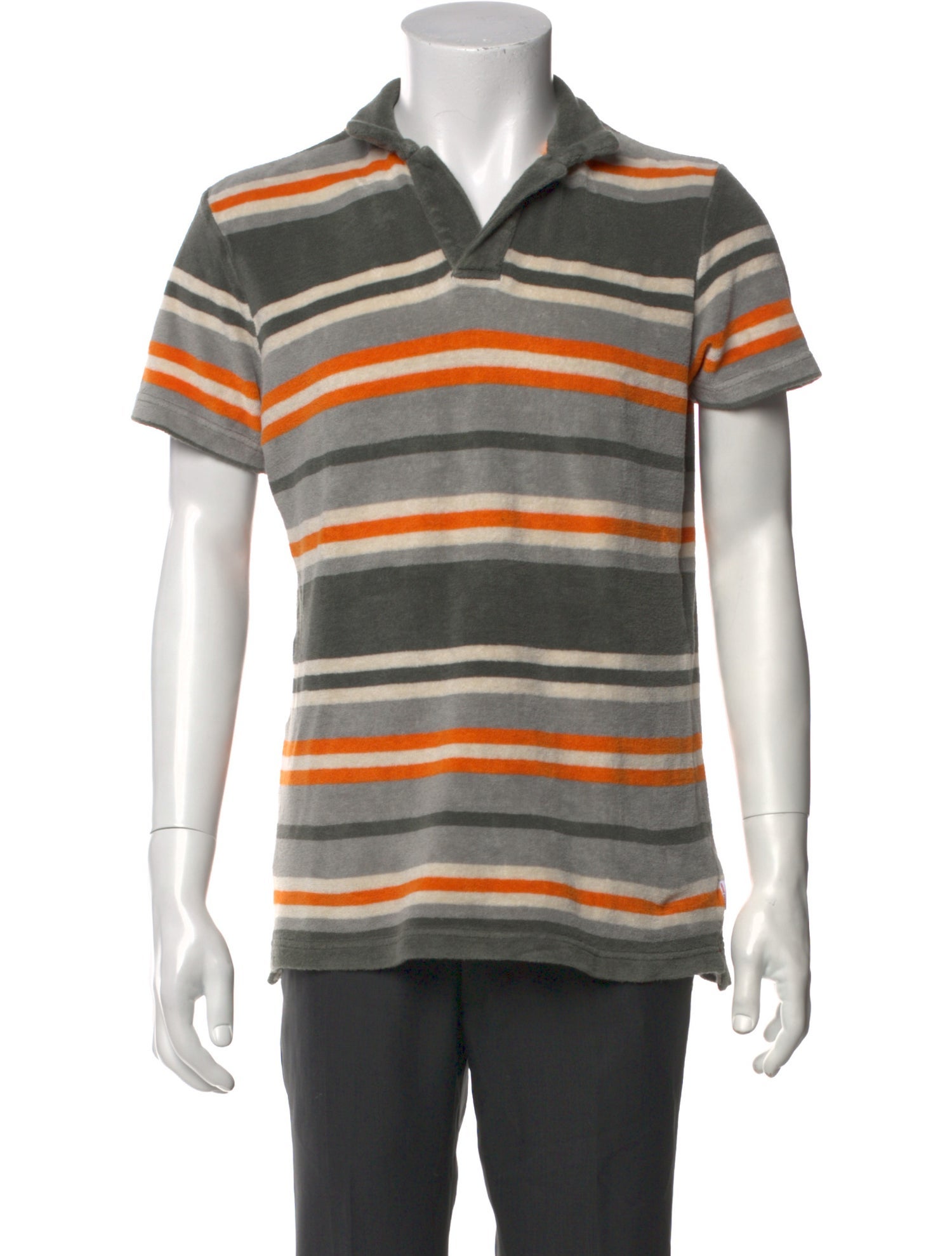 Orlebar Brown Striped V-Neck T-Shirt
