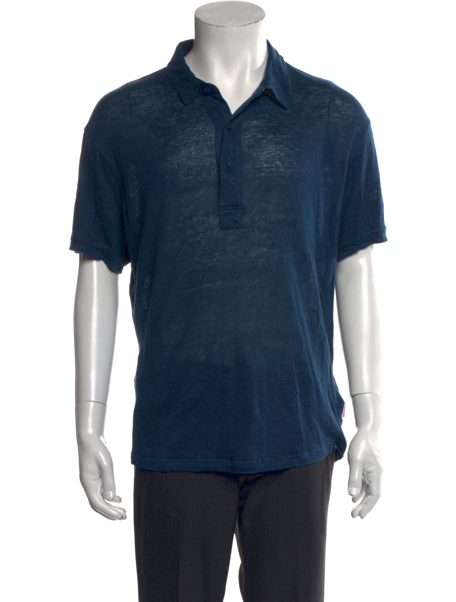 Orlebar Brown Linen Collar Polo Shirt