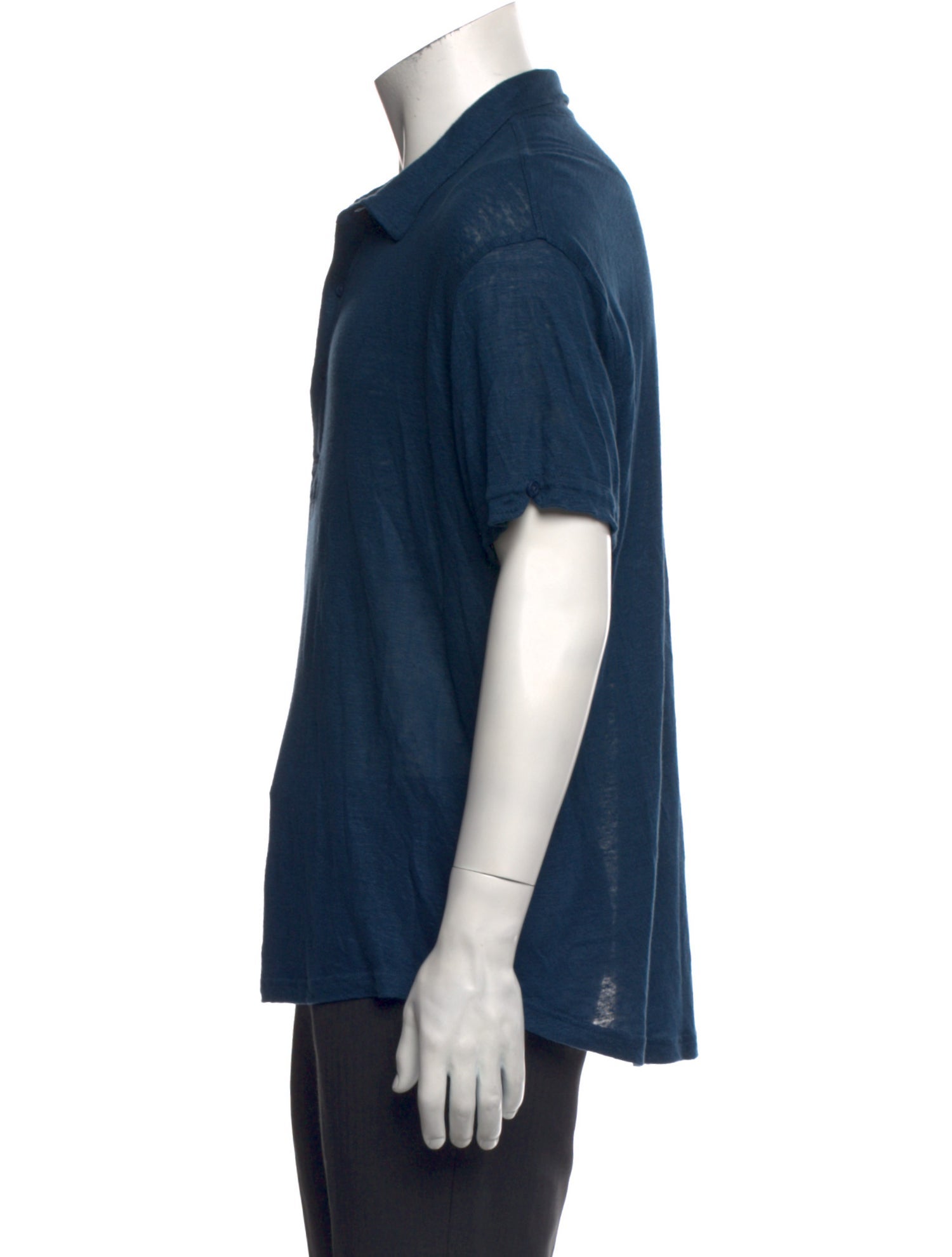 Orlebar Brown Linen Collar Polo Shirt