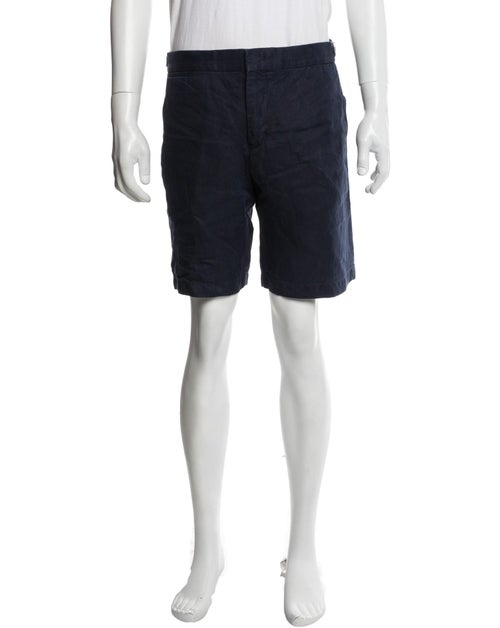 Orlebar Brown Linen Flat Front Shorts