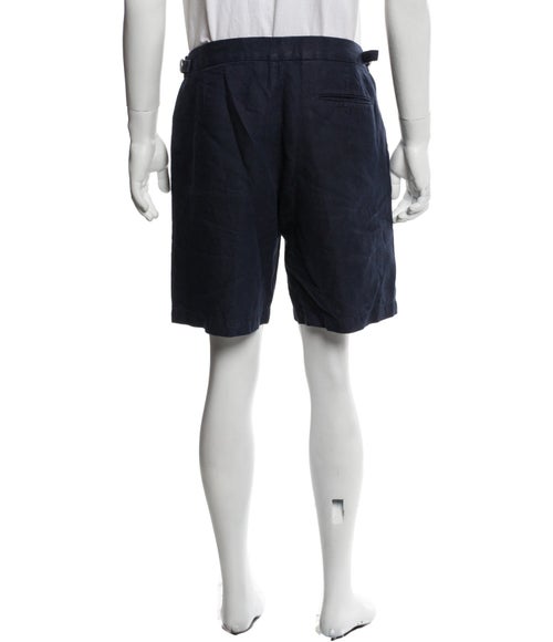 Orlebar Brown Linen Flat Front Shorts