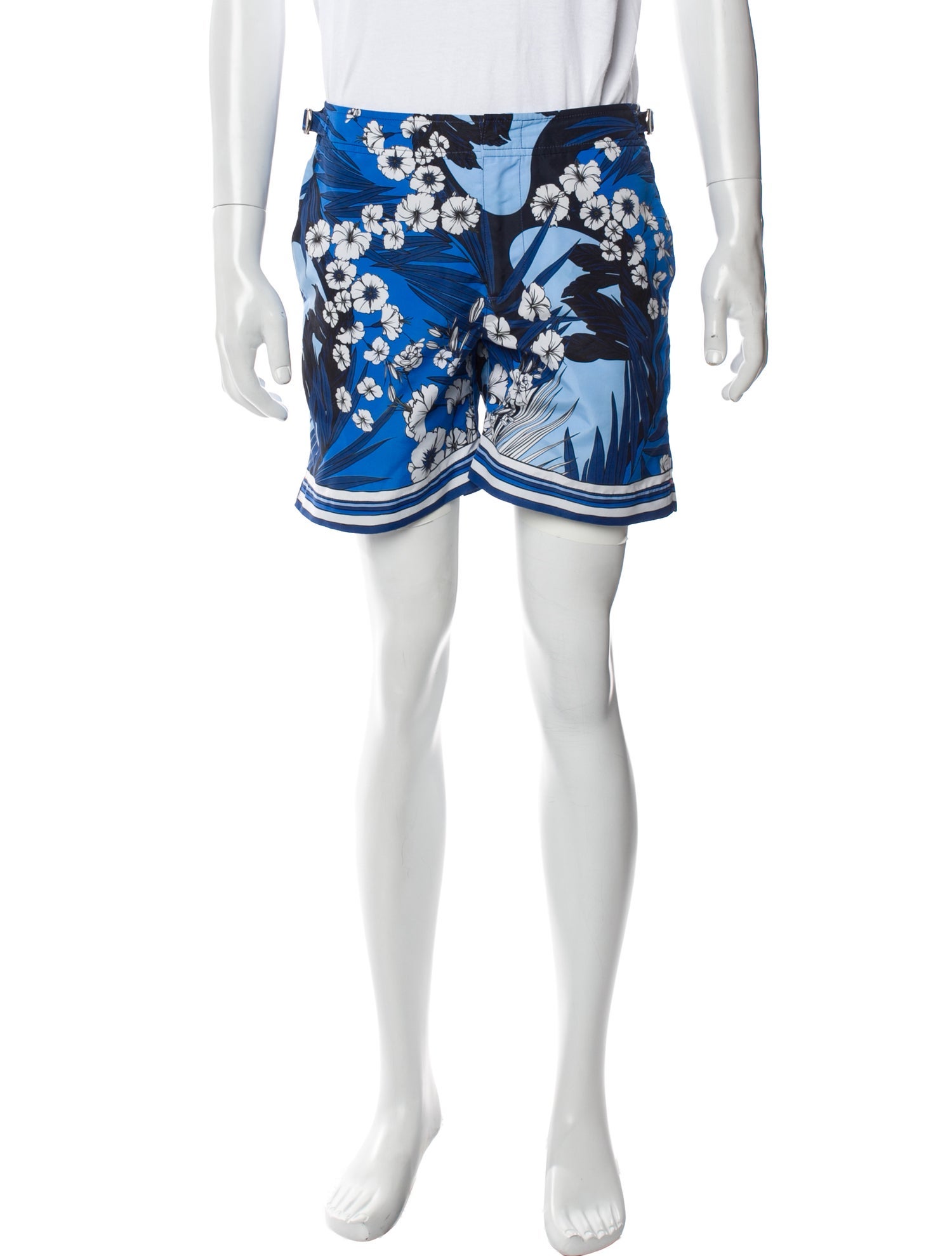 Orlebar Brown Floral Print Swim Trunks